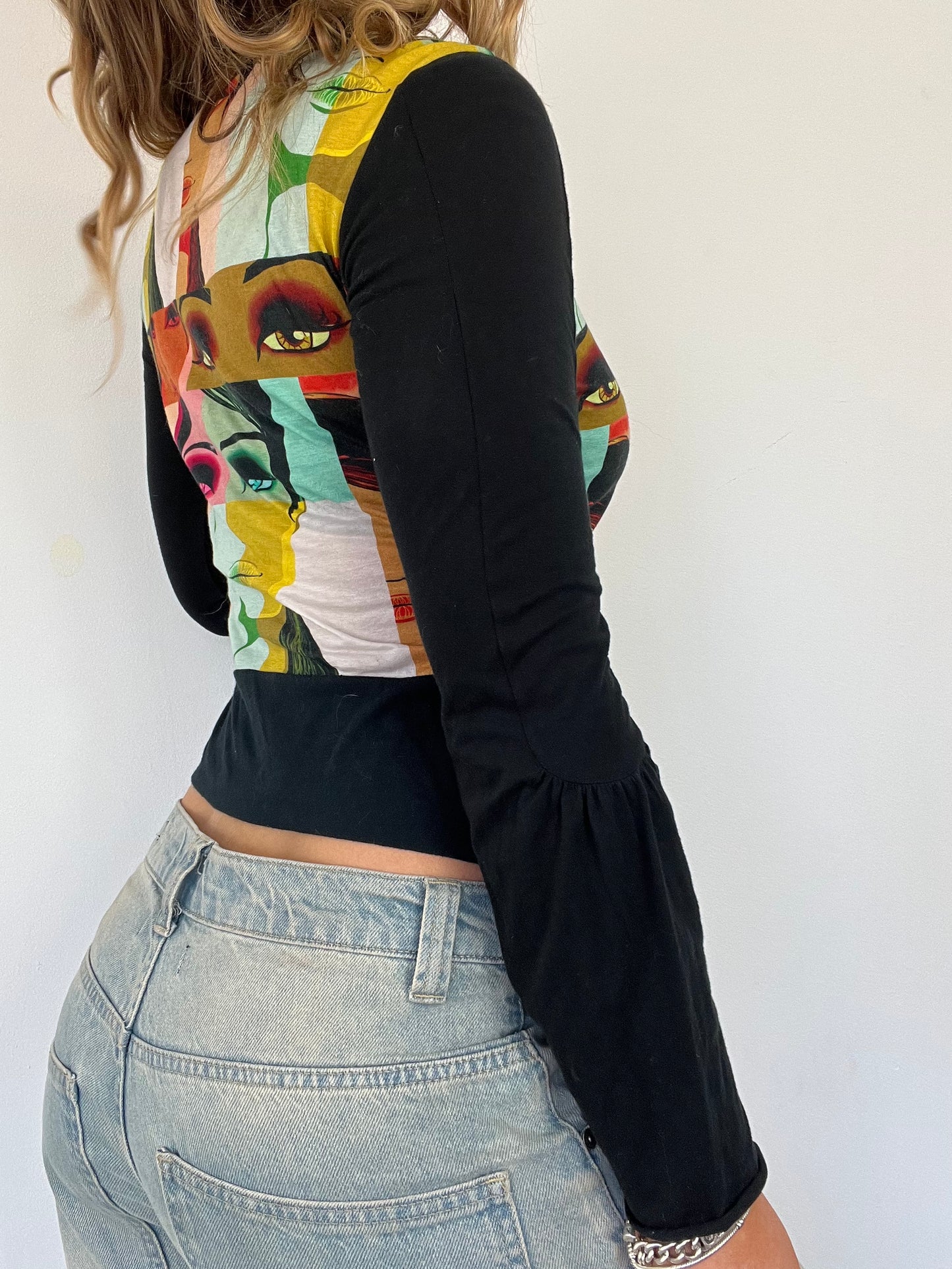 Custo Barcelona graphic long sleeve top - Size M