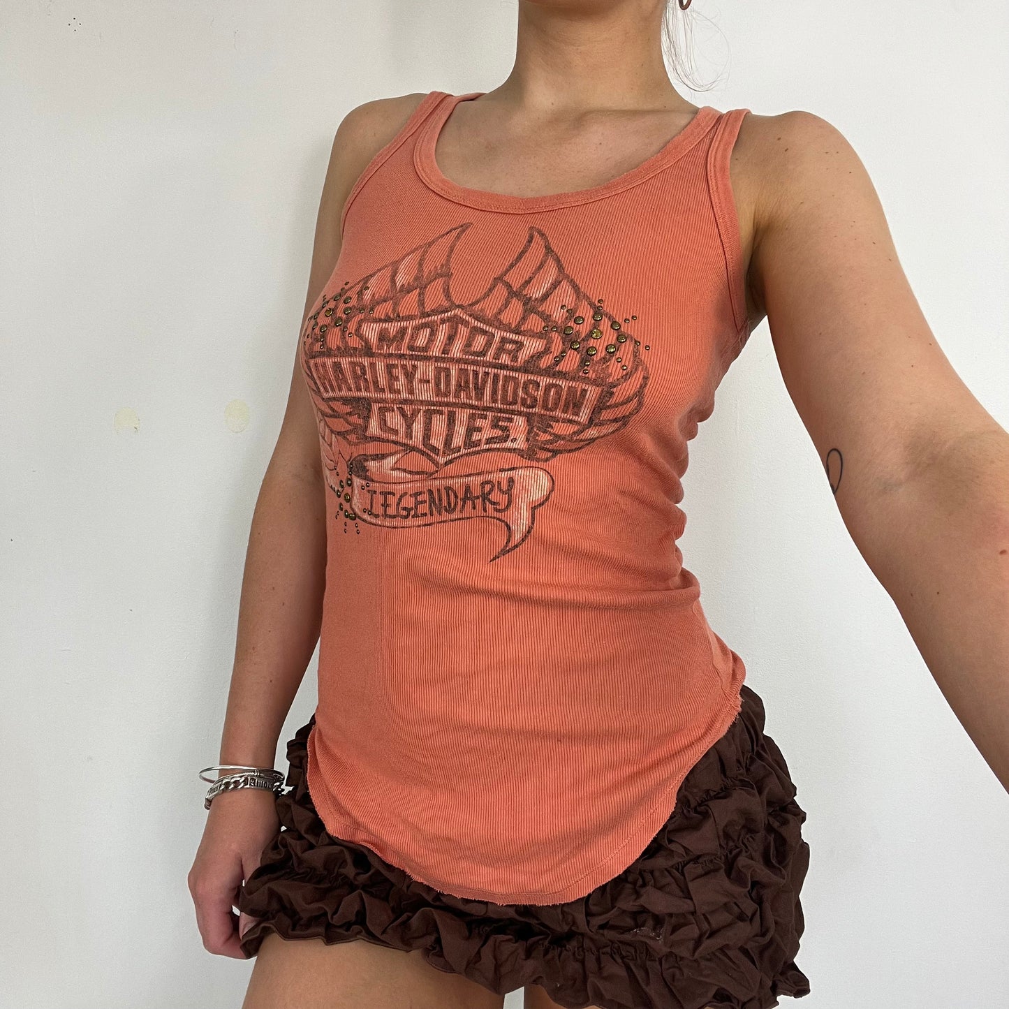 00s vintage Harley Davidson vest top - Size S/M
