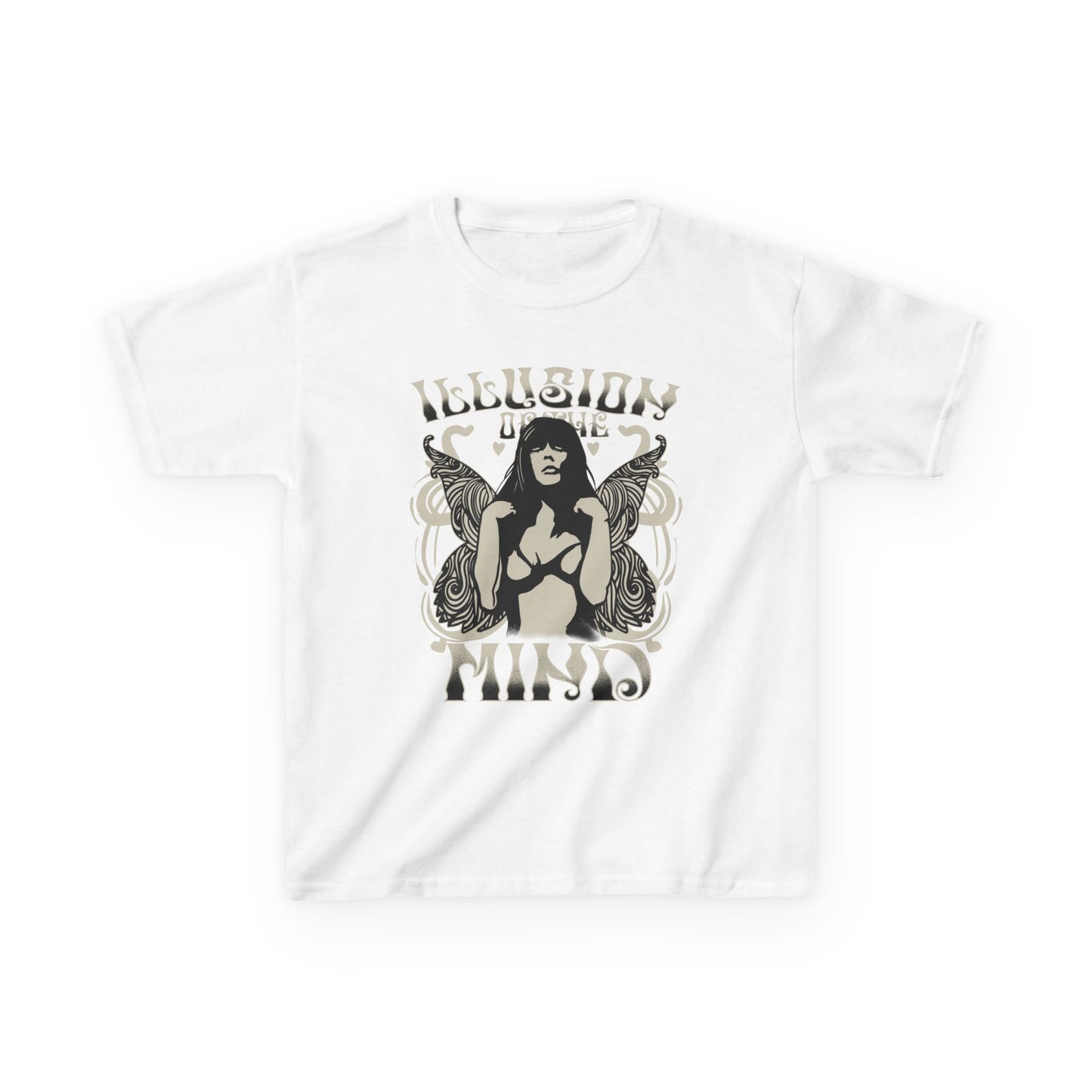 Ilusions Slogan Print Retro Baby Tee