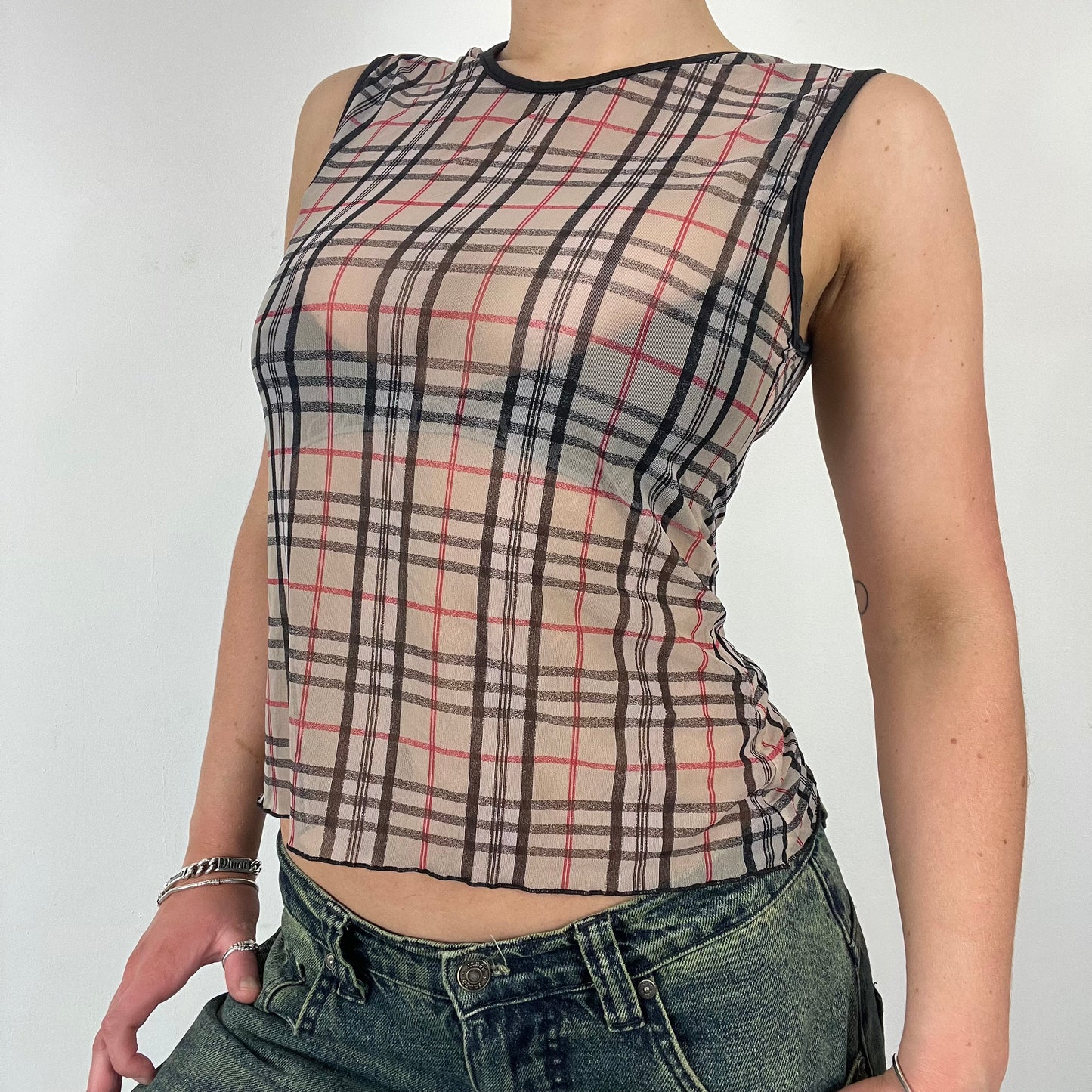 90s mesh vest top - Size M