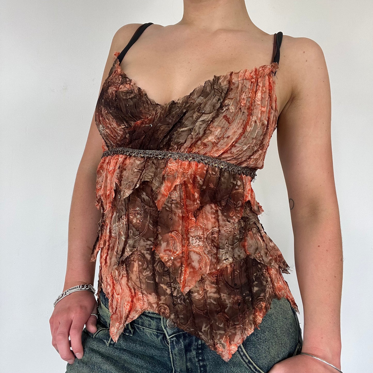 00s fairy sequin cami top - Size Small