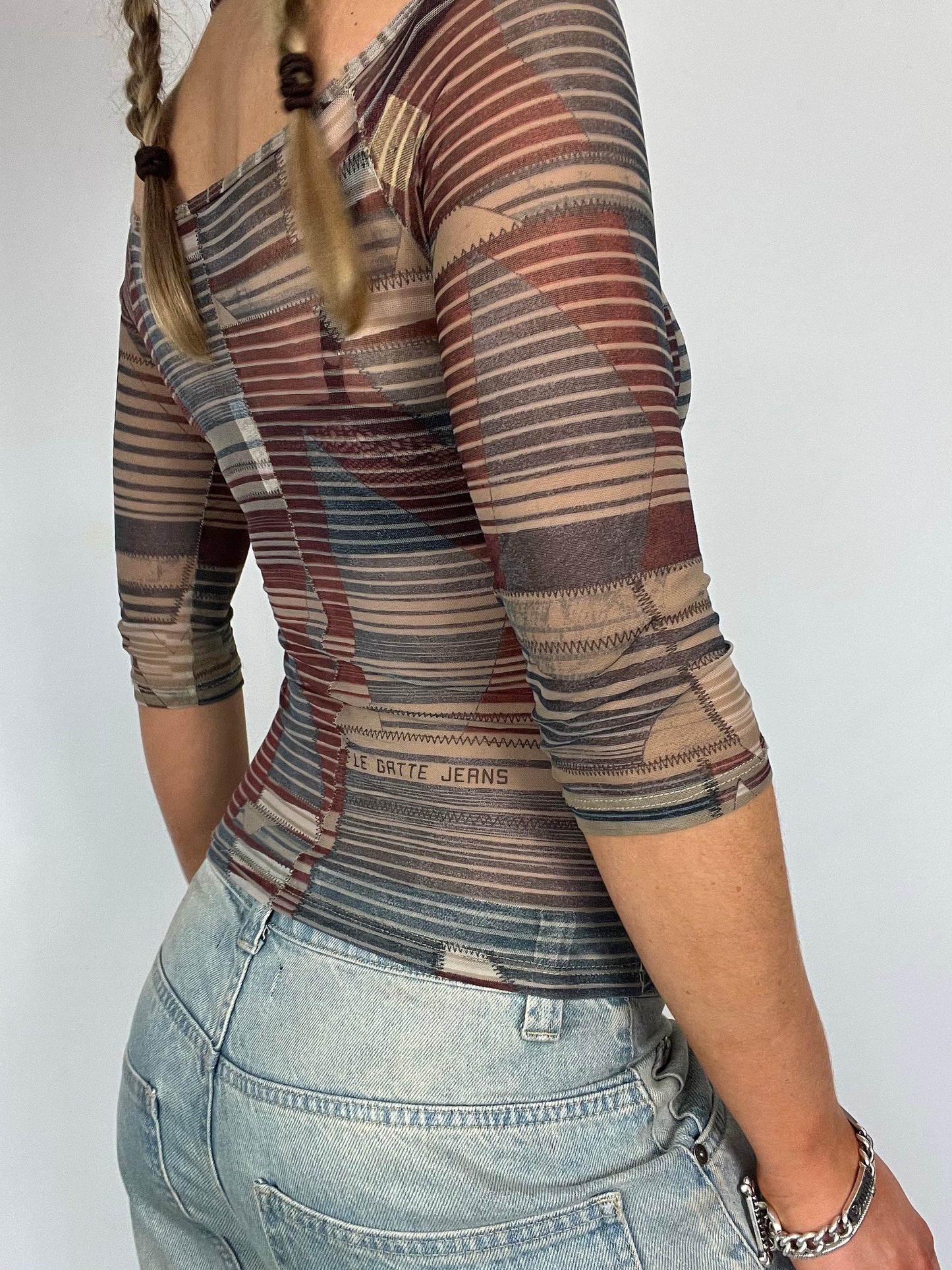 Le Gatte Mesh Top - Size S