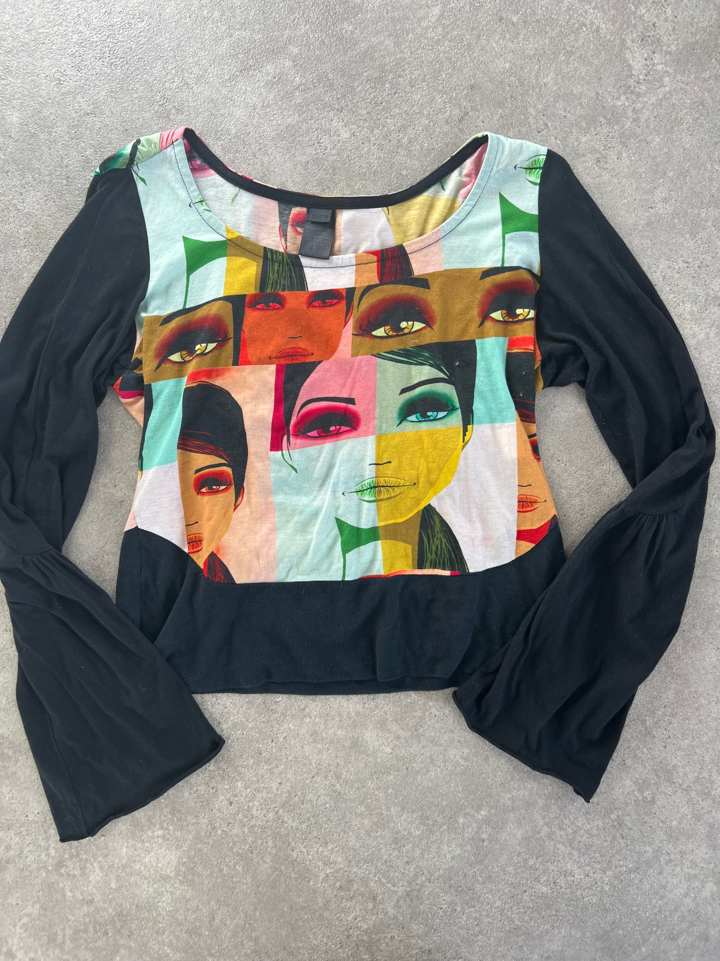 Custo Barcelona graphic long sleeve top - Size M