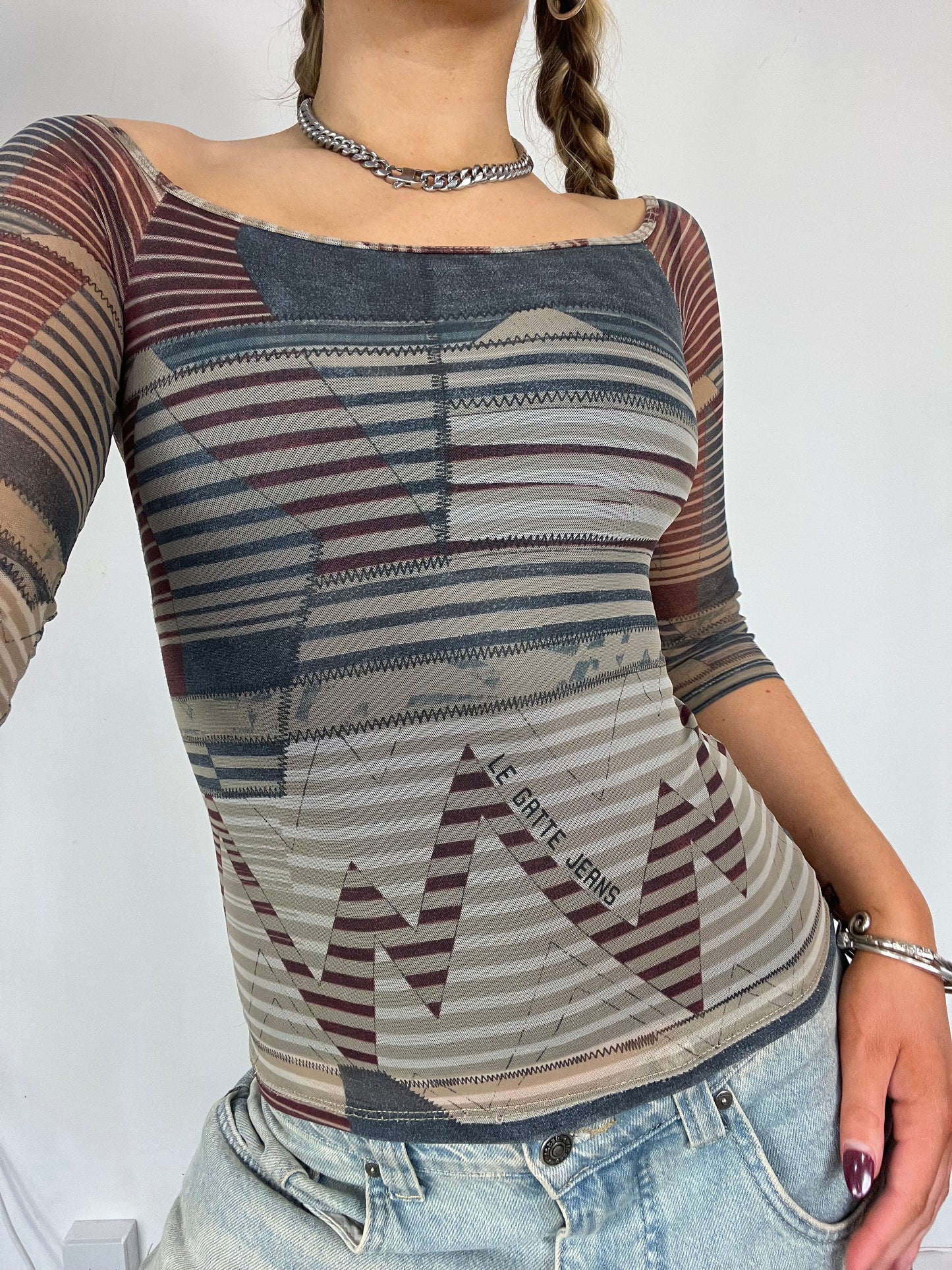 Le Gatte Mesh Top - Size S