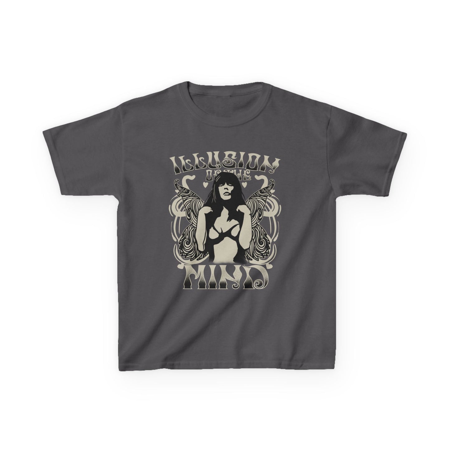 Ilusions Slogan Print Retro Baby Tee