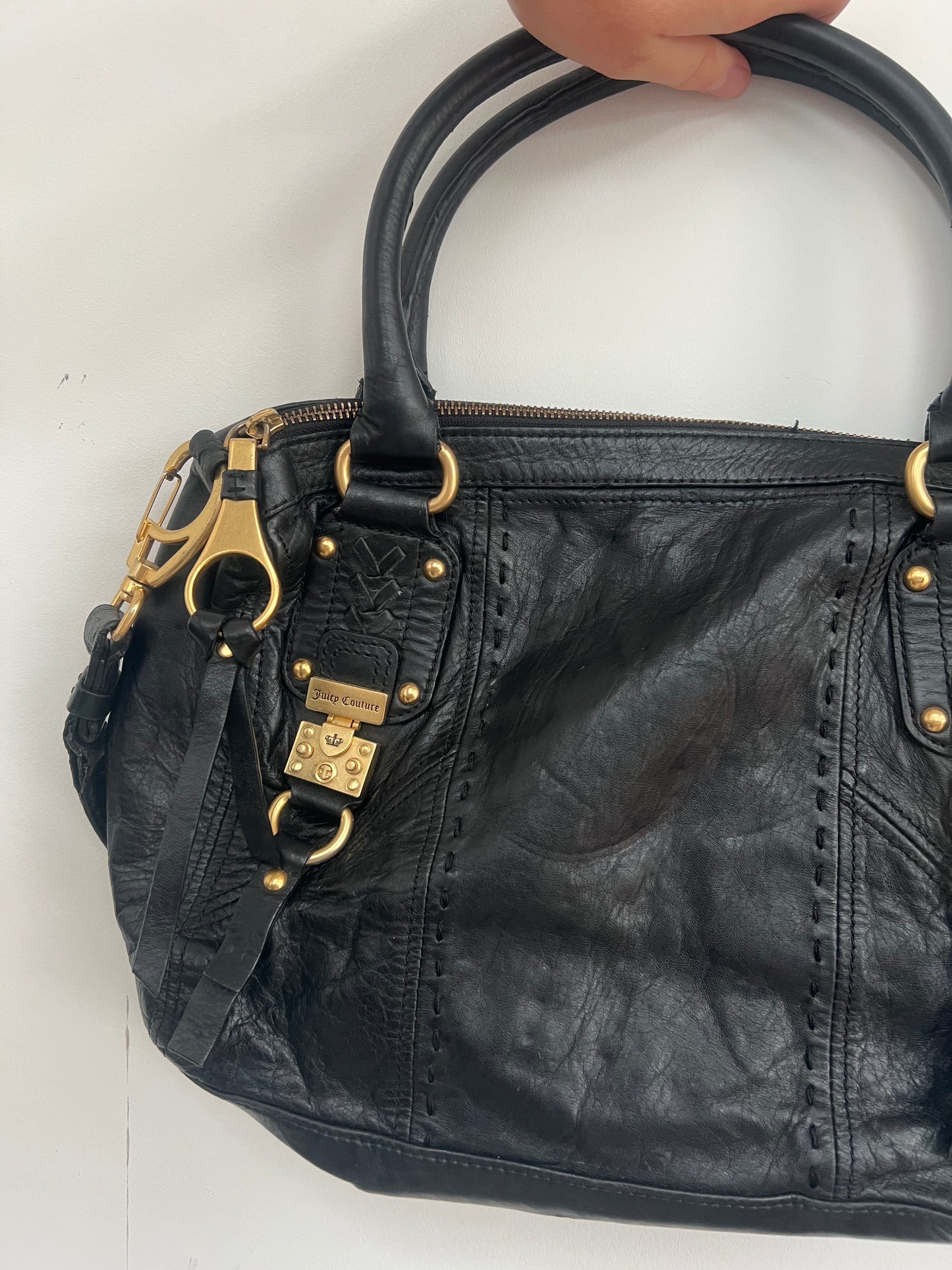 00s juicy couture leather bag