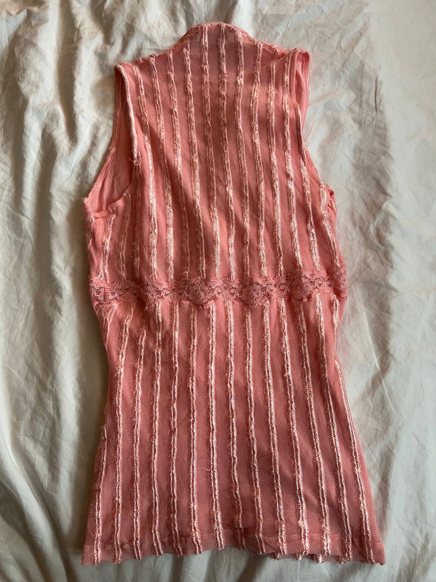 Vintage y2k Bebe lace vest top - Size S