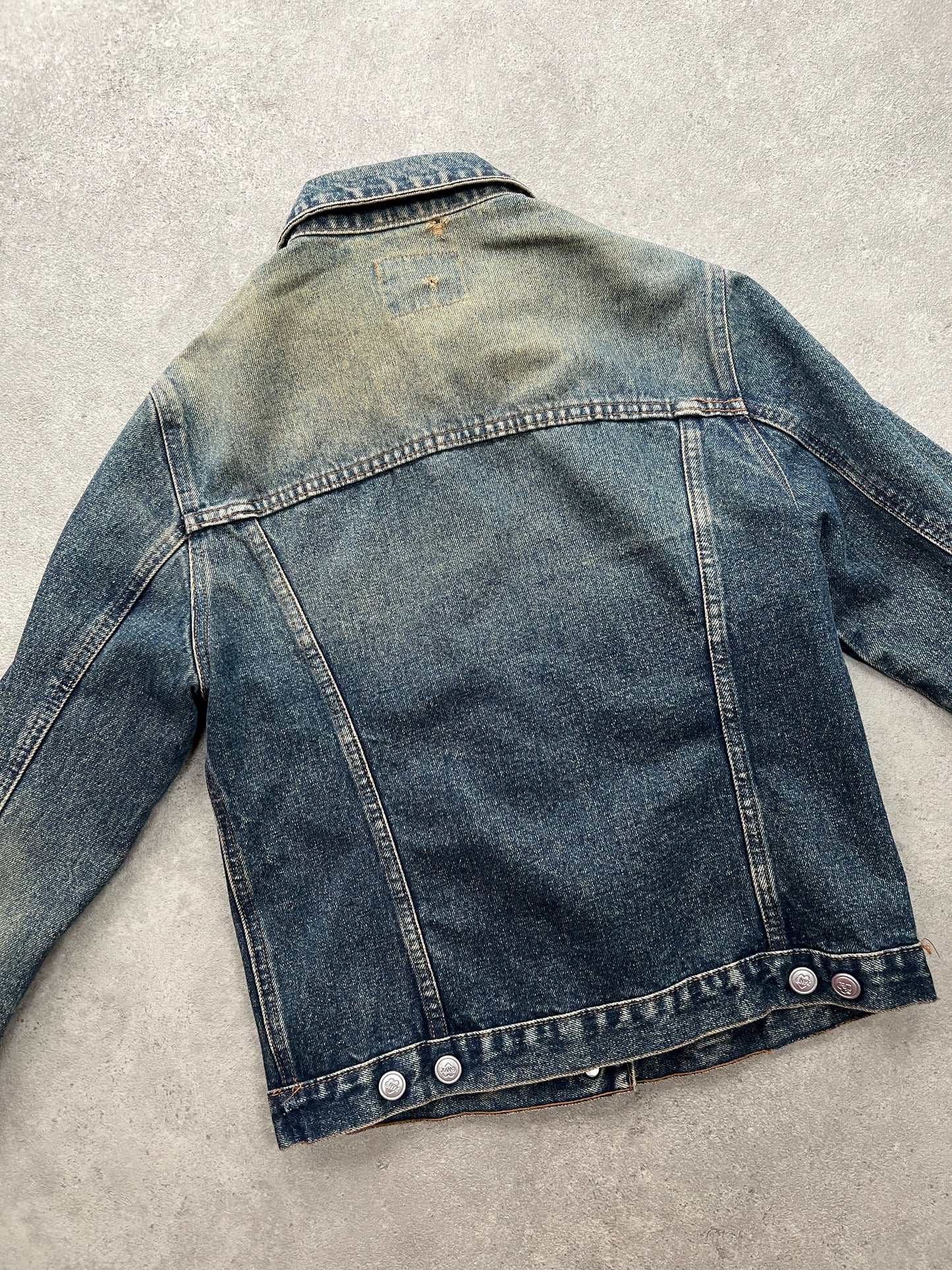 ONYX Denim Washed Jacket Y2K - S