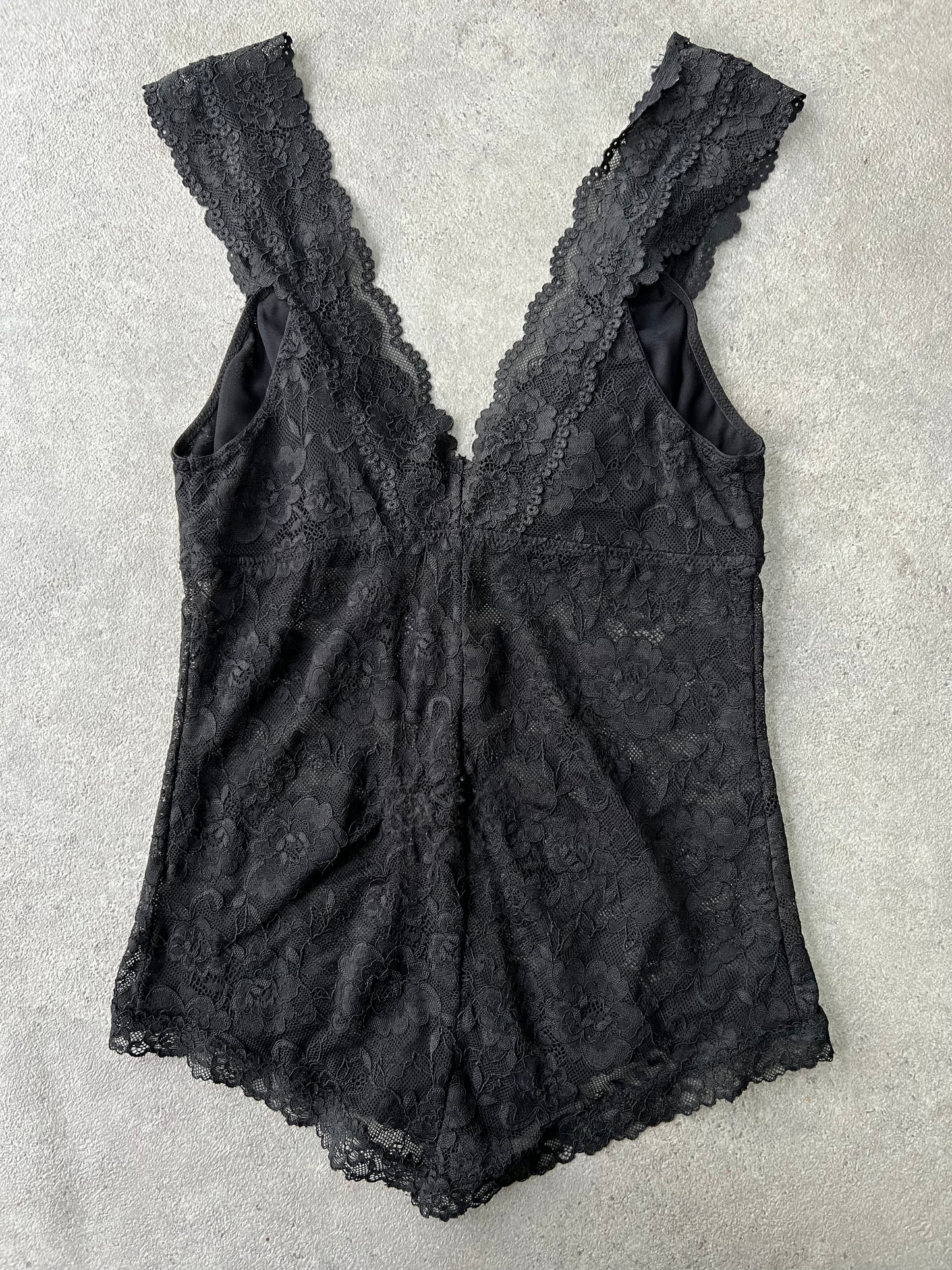 00s vintage lace vest cami top - Size S