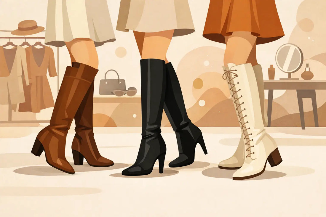 Vintage Knee High Boots That Make the Outfit