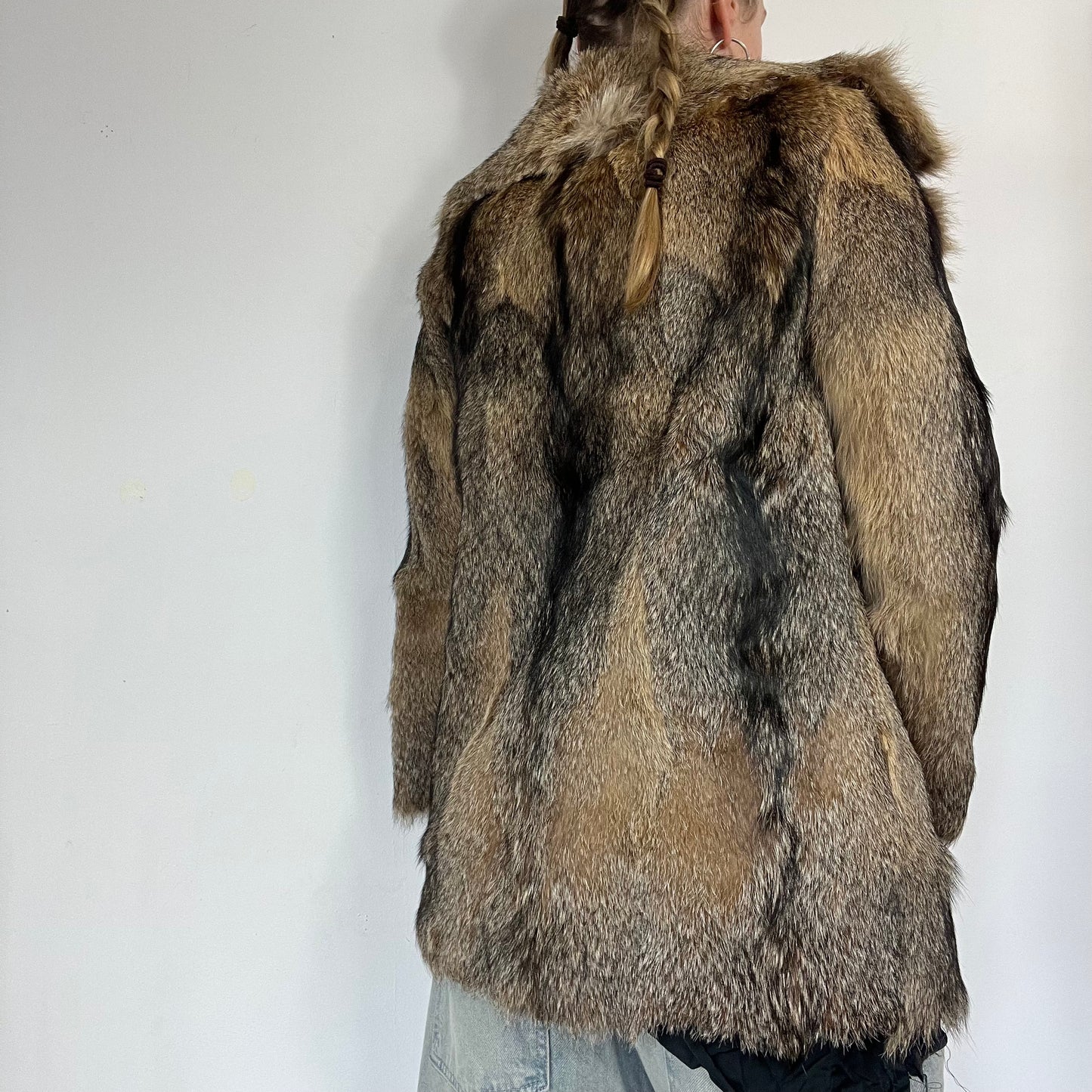 Real fur coat - Size M