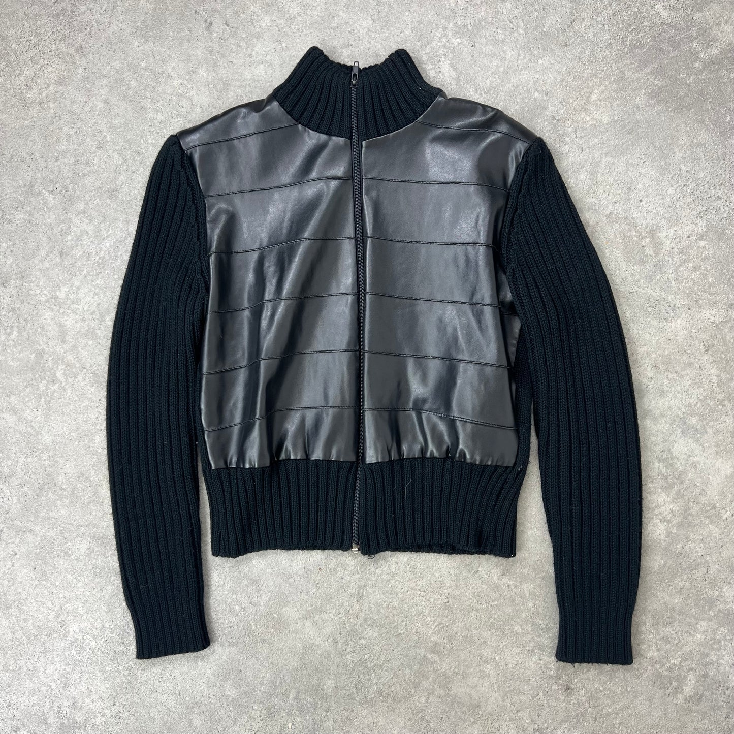 Ribbed knit jacket / jumper