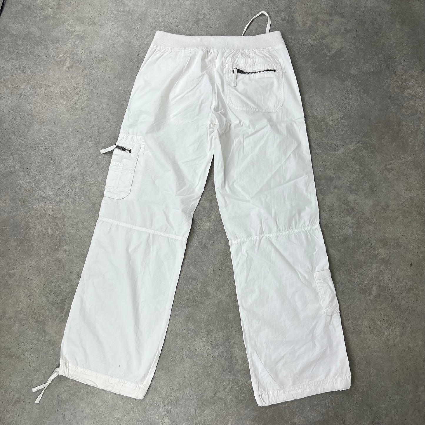 90s White Cargo Trousers