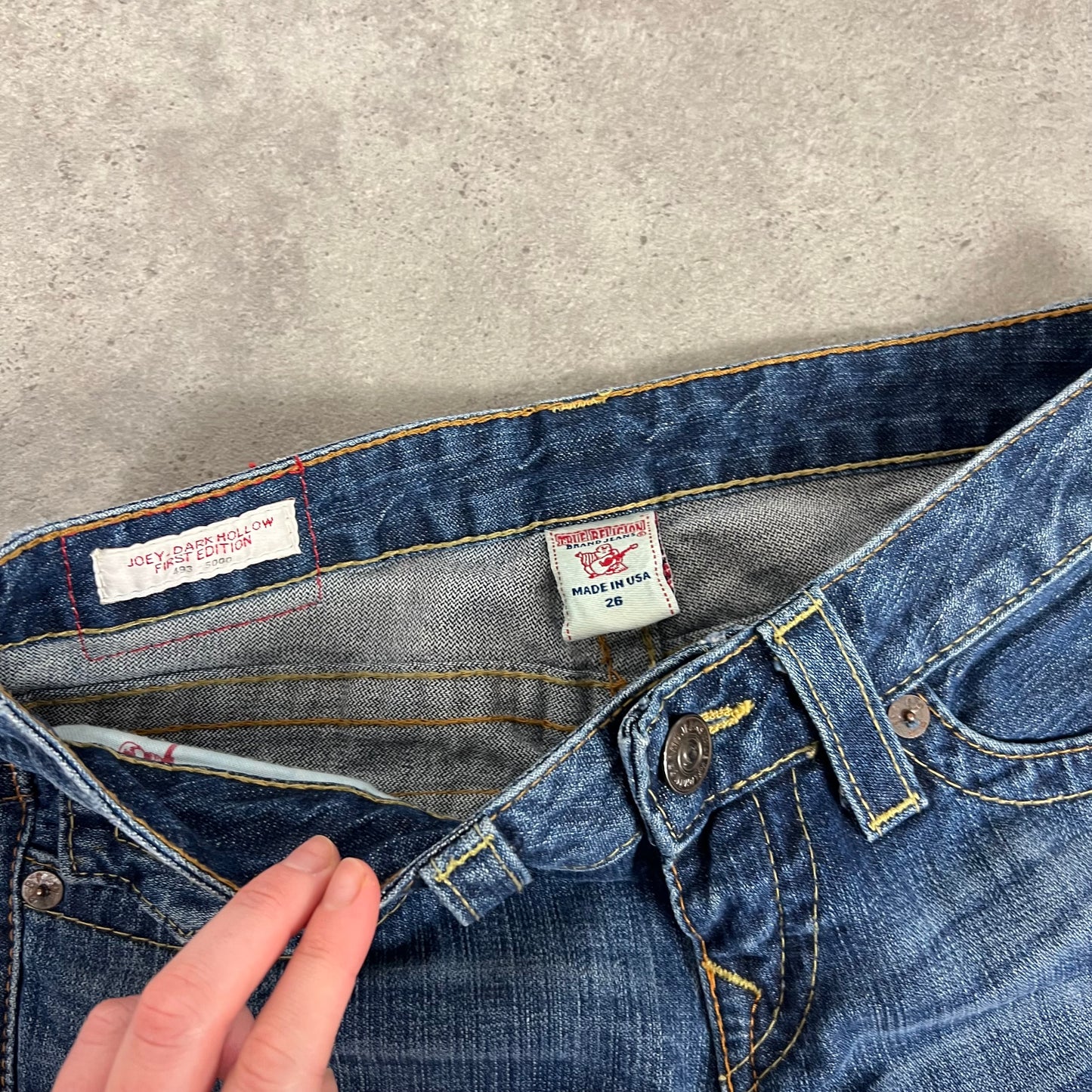 90s True Religion Denim Flares w29