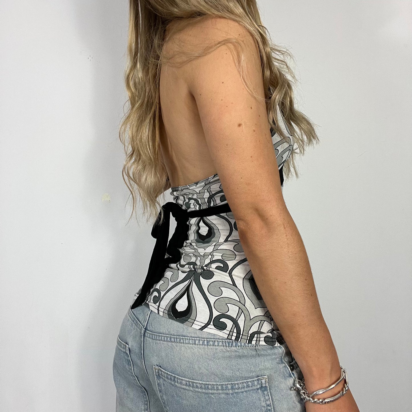 00s vintage halter top - Size S