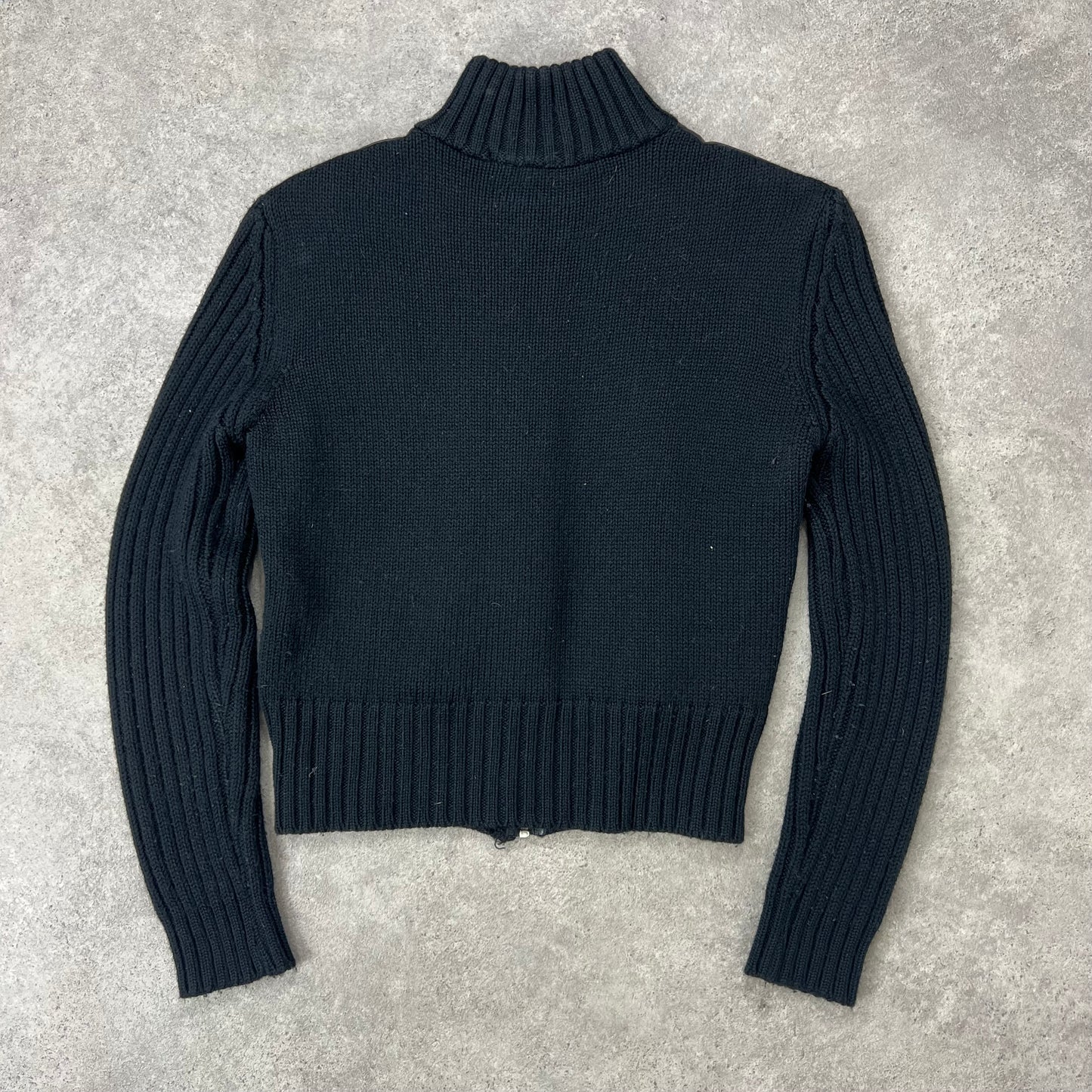 Ribbed knit jacket / jumper