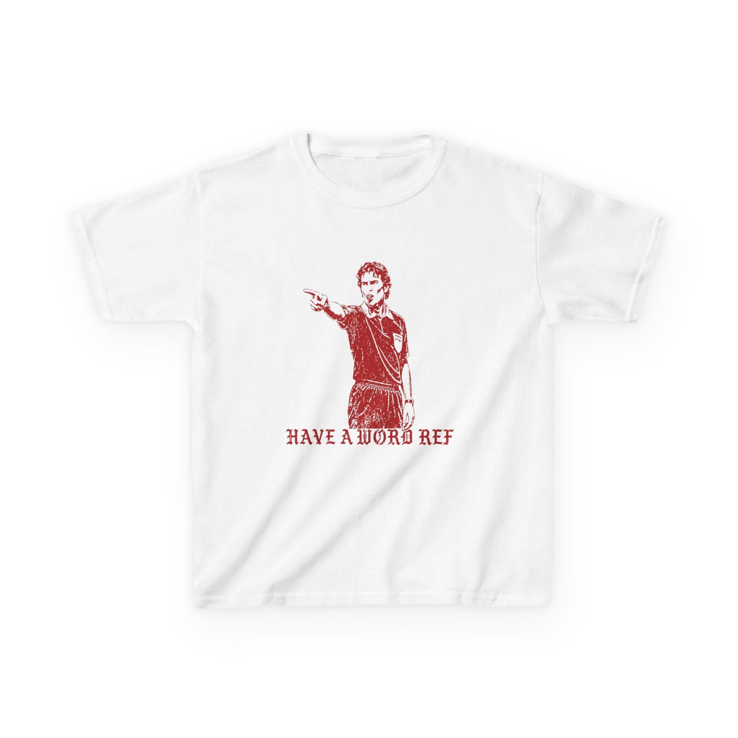 Kids Soccer Referee T‑Shirt — 'Have a Word Ref' Funny Sports Tee
