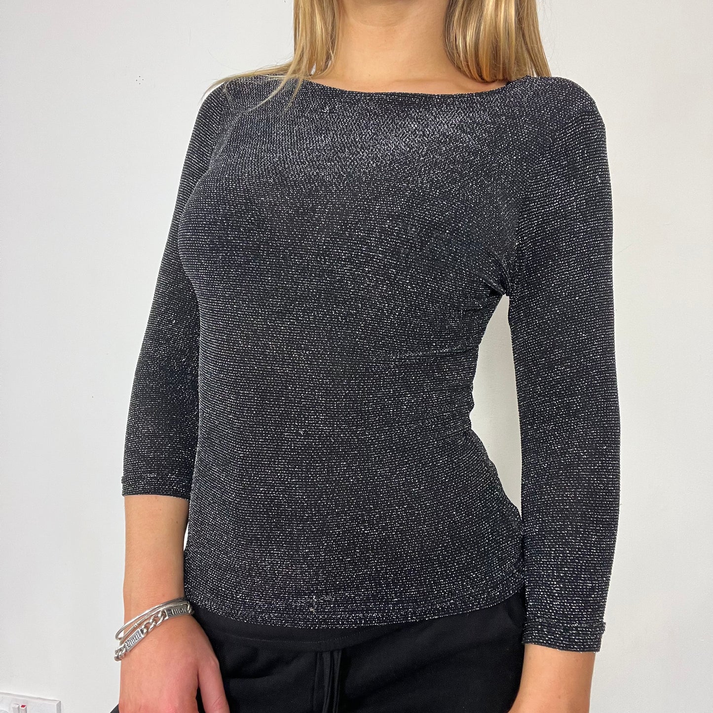 Y2K vintage pimkie sparkle long sleeve top - Size S
