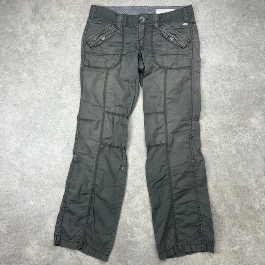 Green khaki cargo pants - XS/S