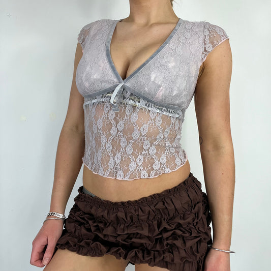 00s lace cami top - Size S