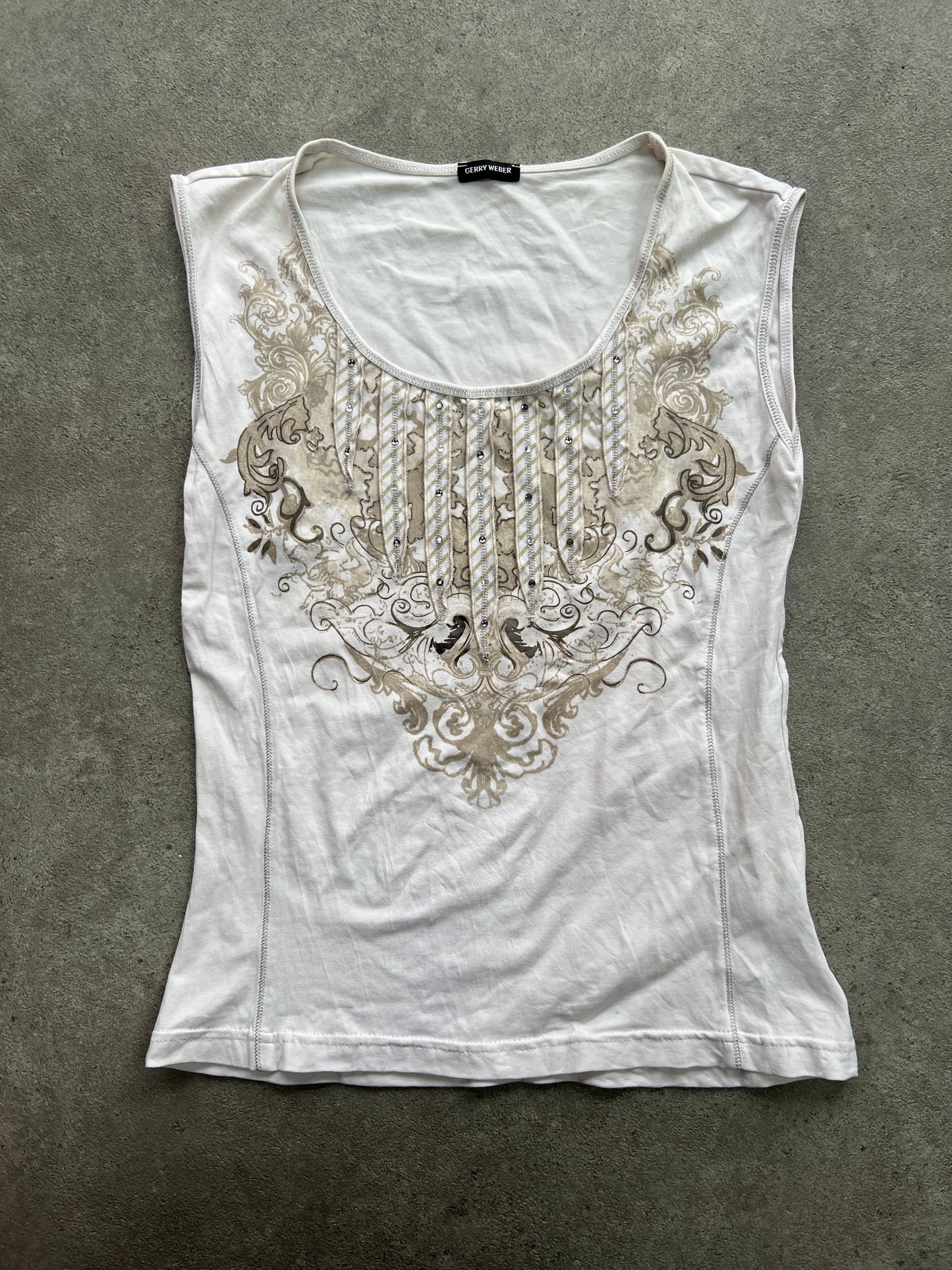 00s vintage graphic vest top - Size S/M