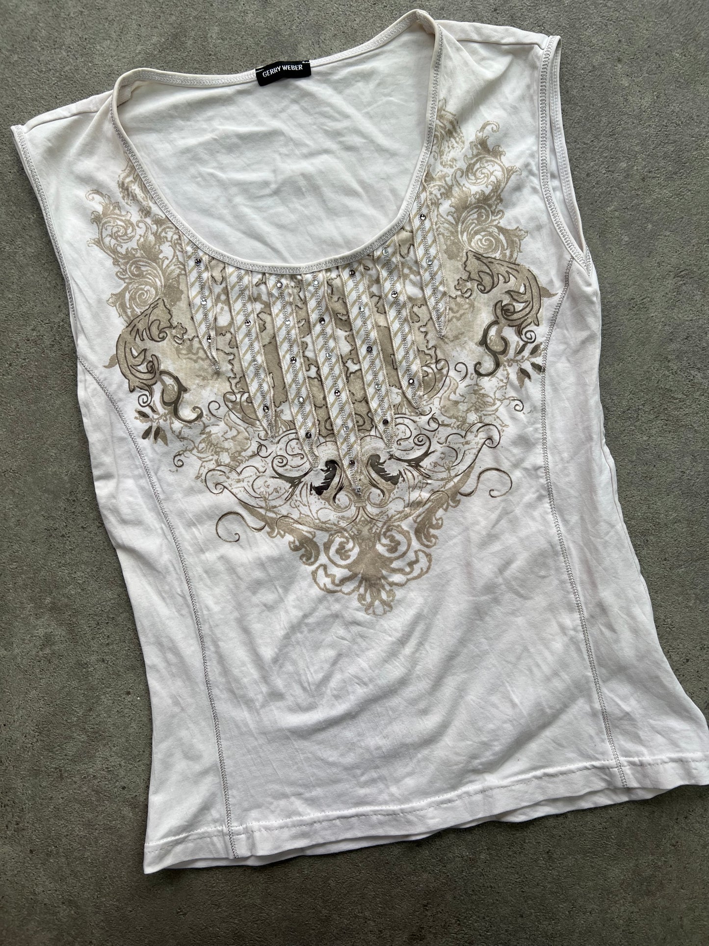 00s vintage graphic vest top - Size S/M