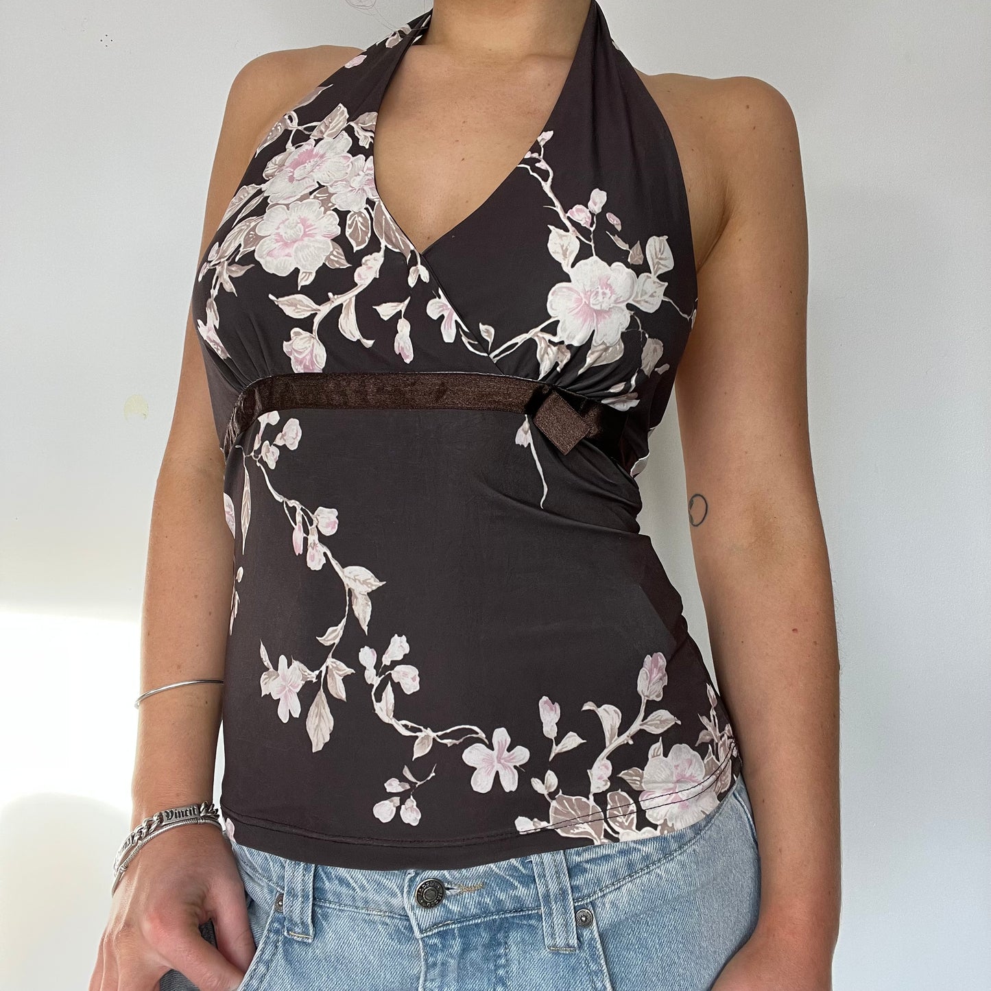 Y2K vero moda halter neck top - Size S