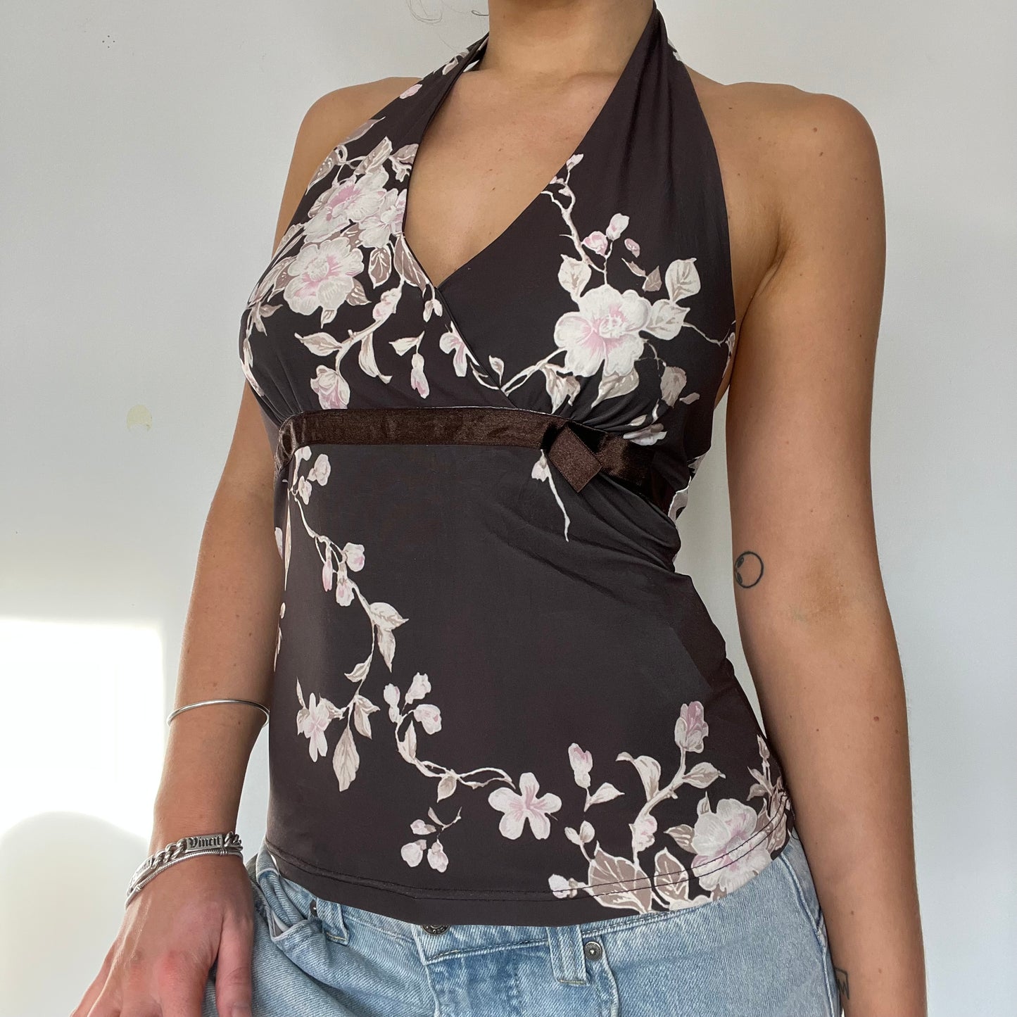 Y2K vero moda halter neck top - Size S