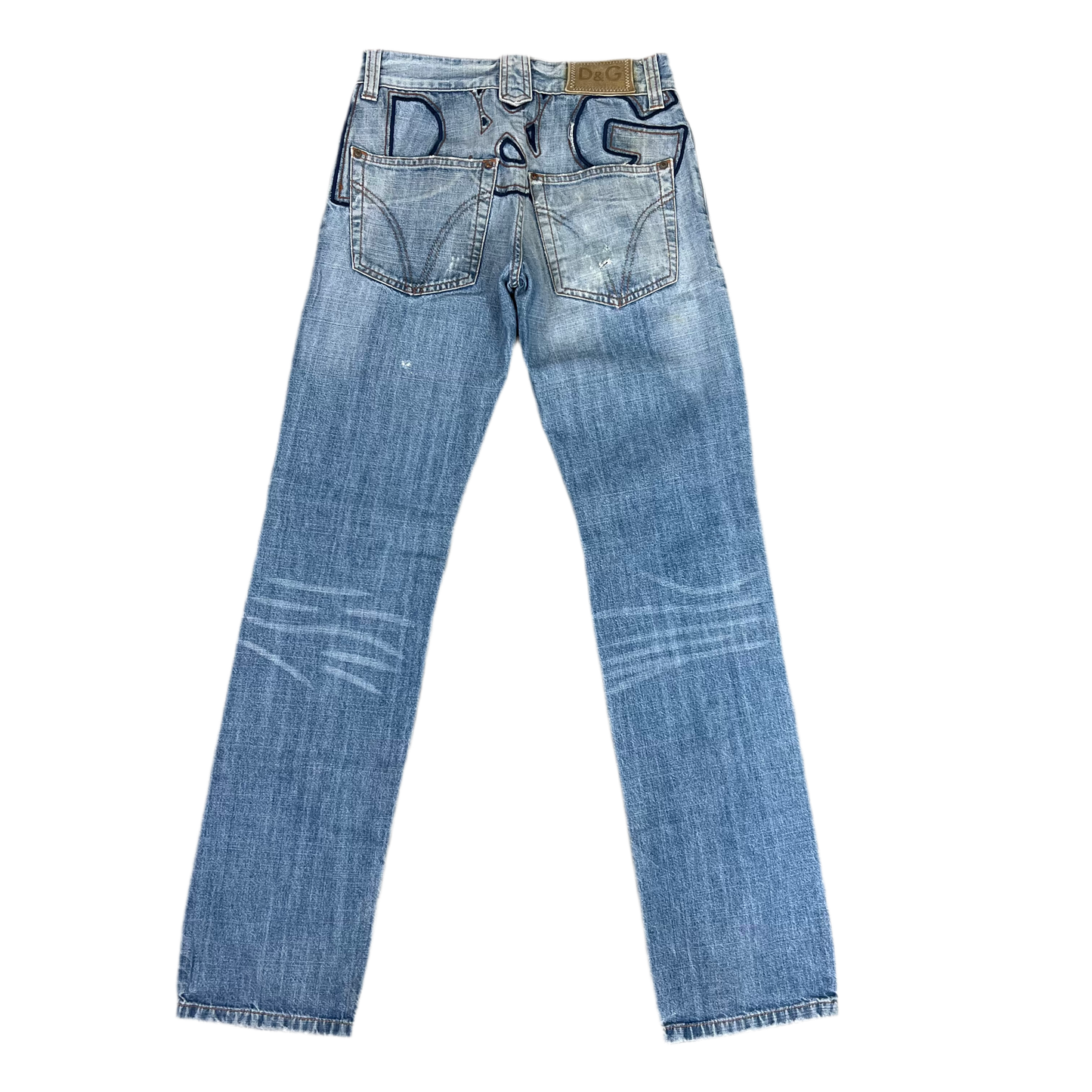 D&G Spellout Denim Jeans w28