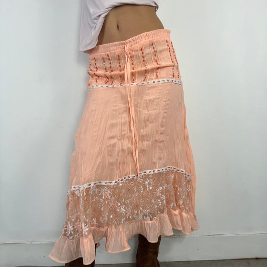 00s mesh sequin fairy lace skirt - Size S/M