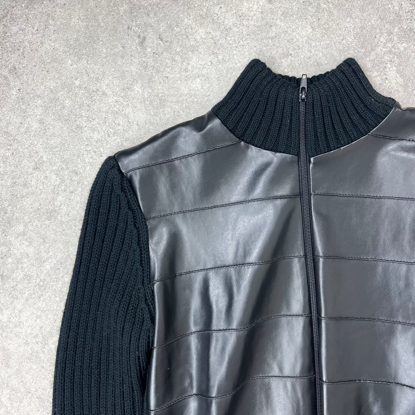 Ribbed knit jacket / jumper