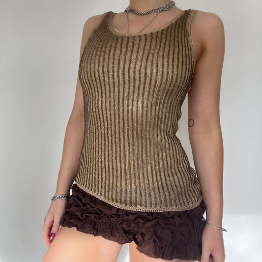 90s metallic sequin knit - Size S