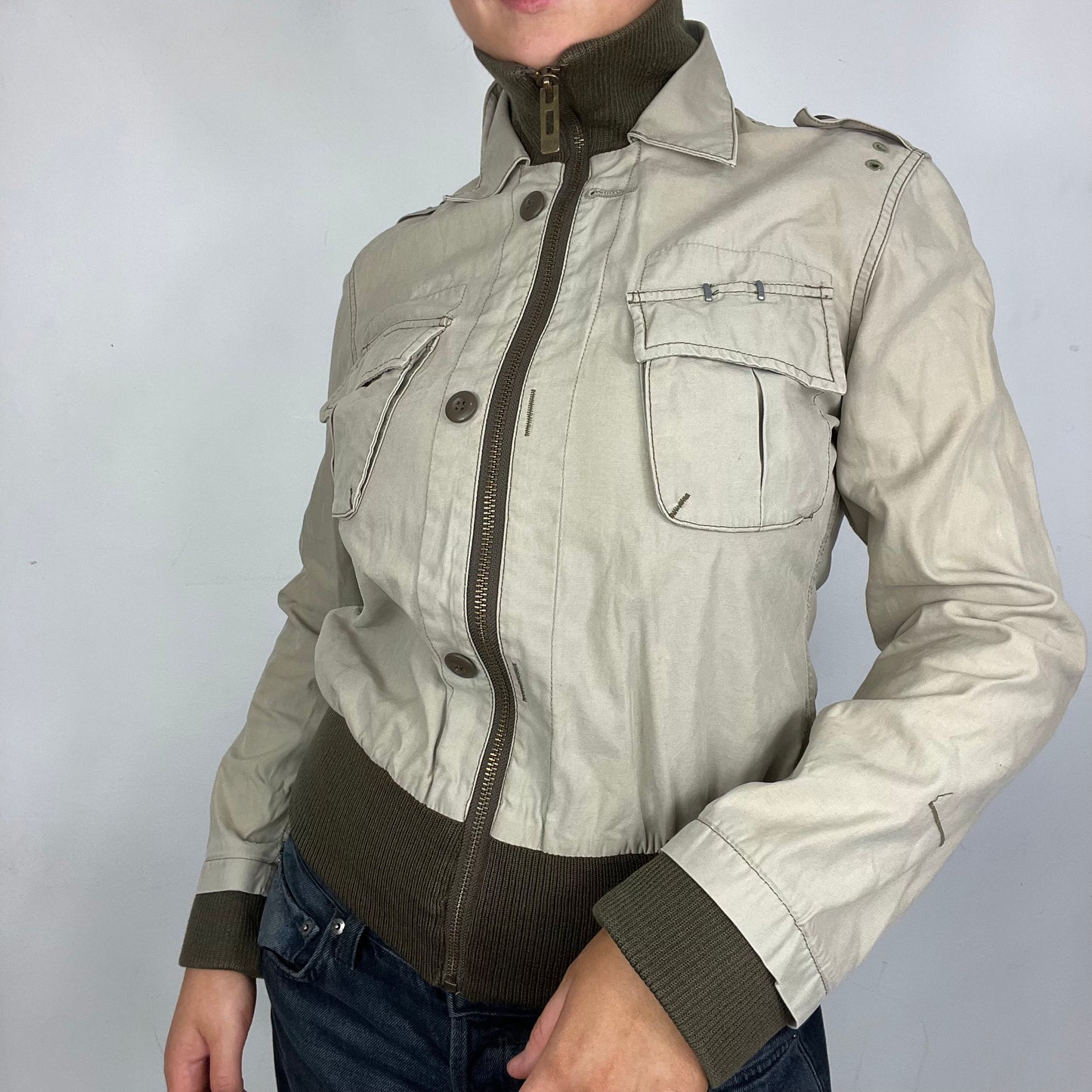 Utility Trench Zip Up Jacket (M)