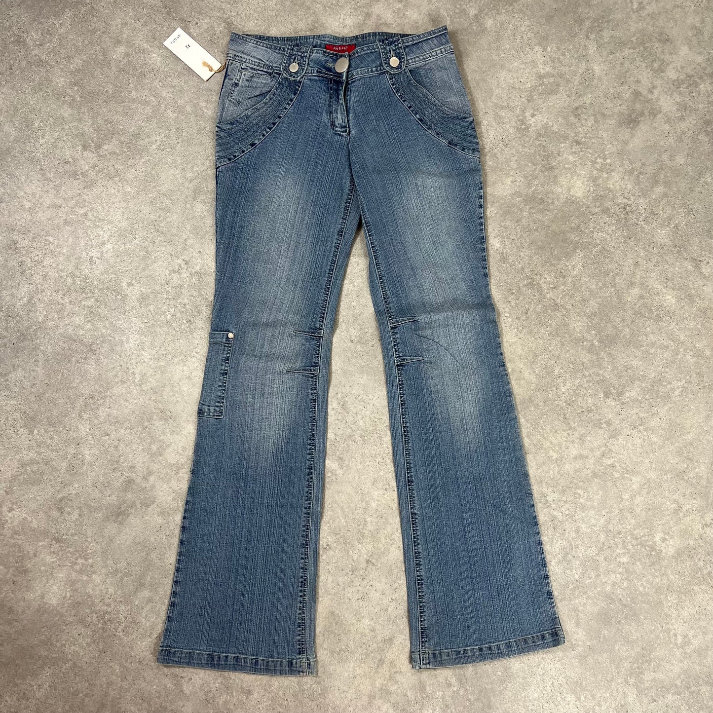 Y2K Denim Flared Jeans Deadstock BNWT w30