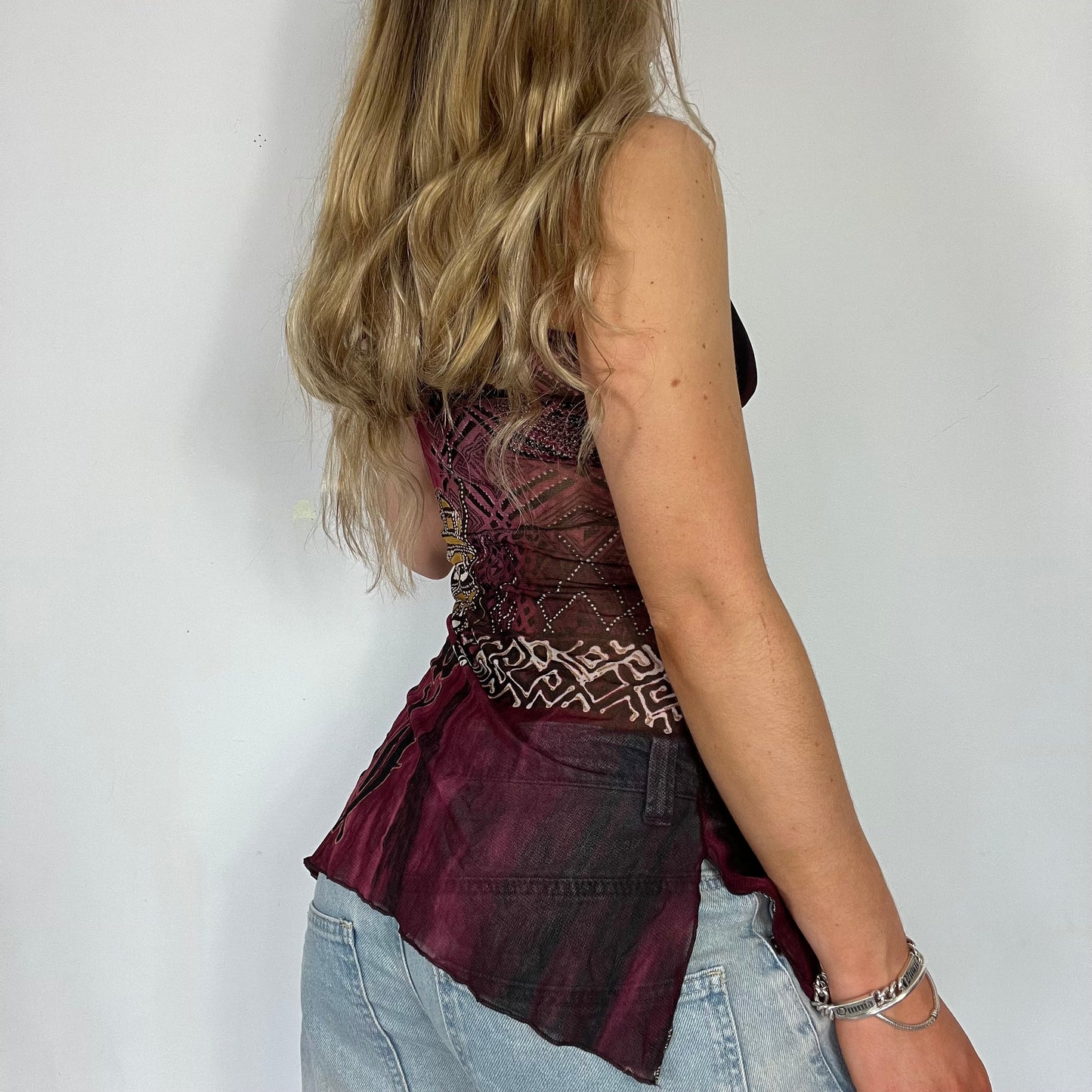 00s graphic cami top - Size S