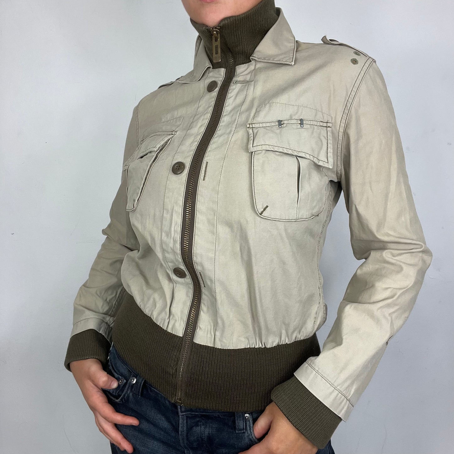 Utility Trench Zip Up Jacket (M)