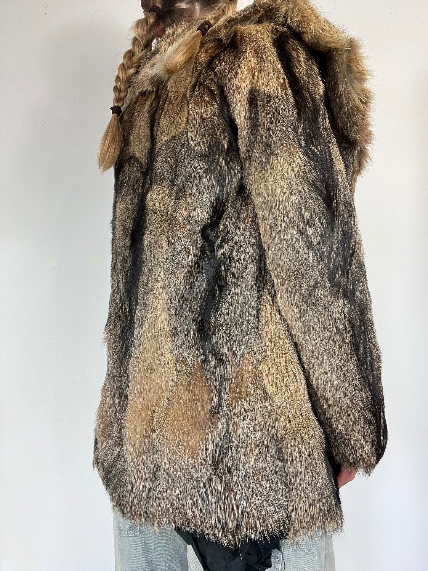 Real fur coat - Size M