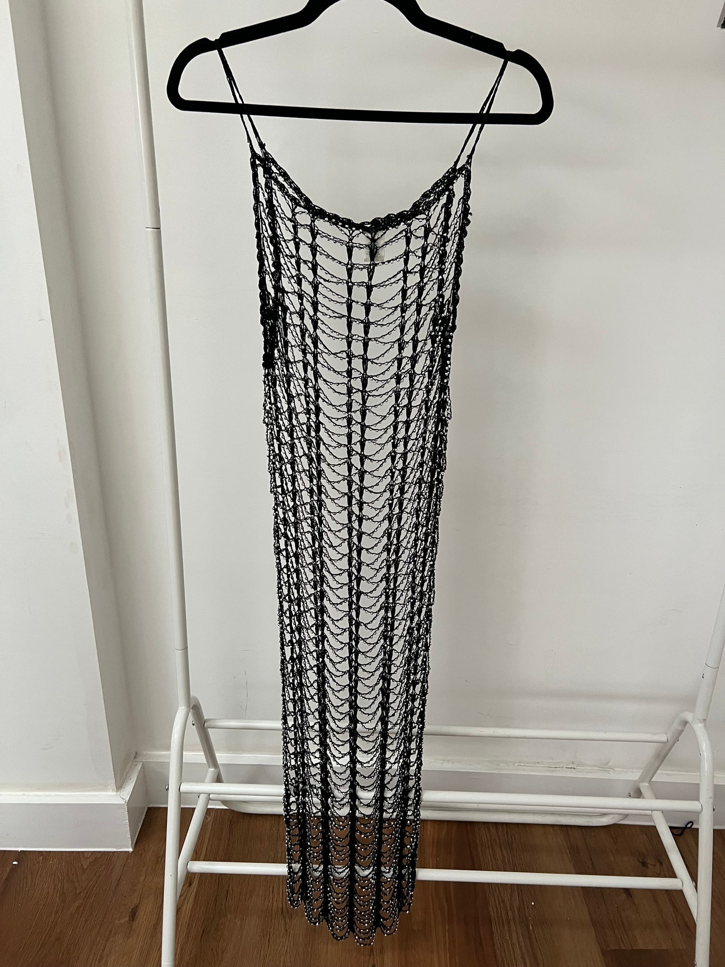 00s vintage diamonte cover up dress