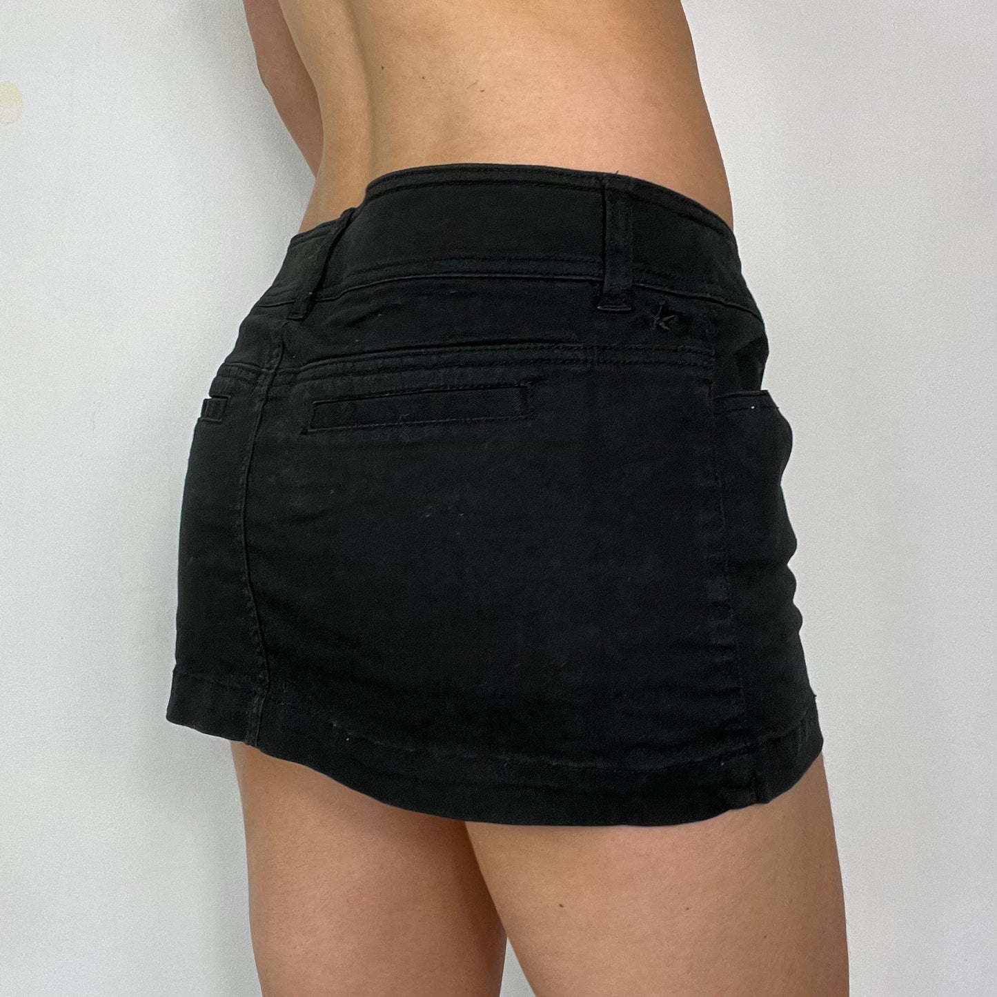 00s vintage mini chunky belt skort - Size S/M