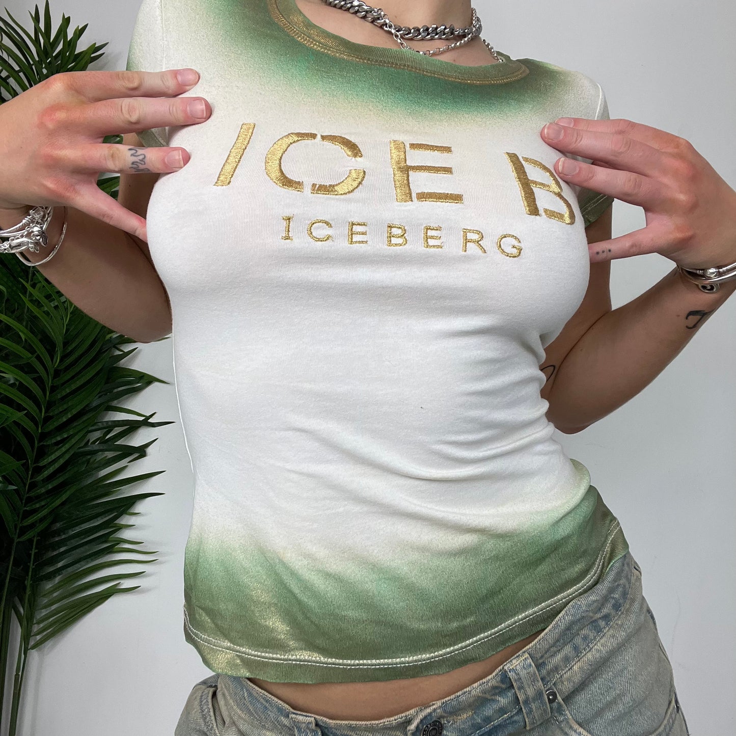 Off Shoulder Iceberg Scoop Neck