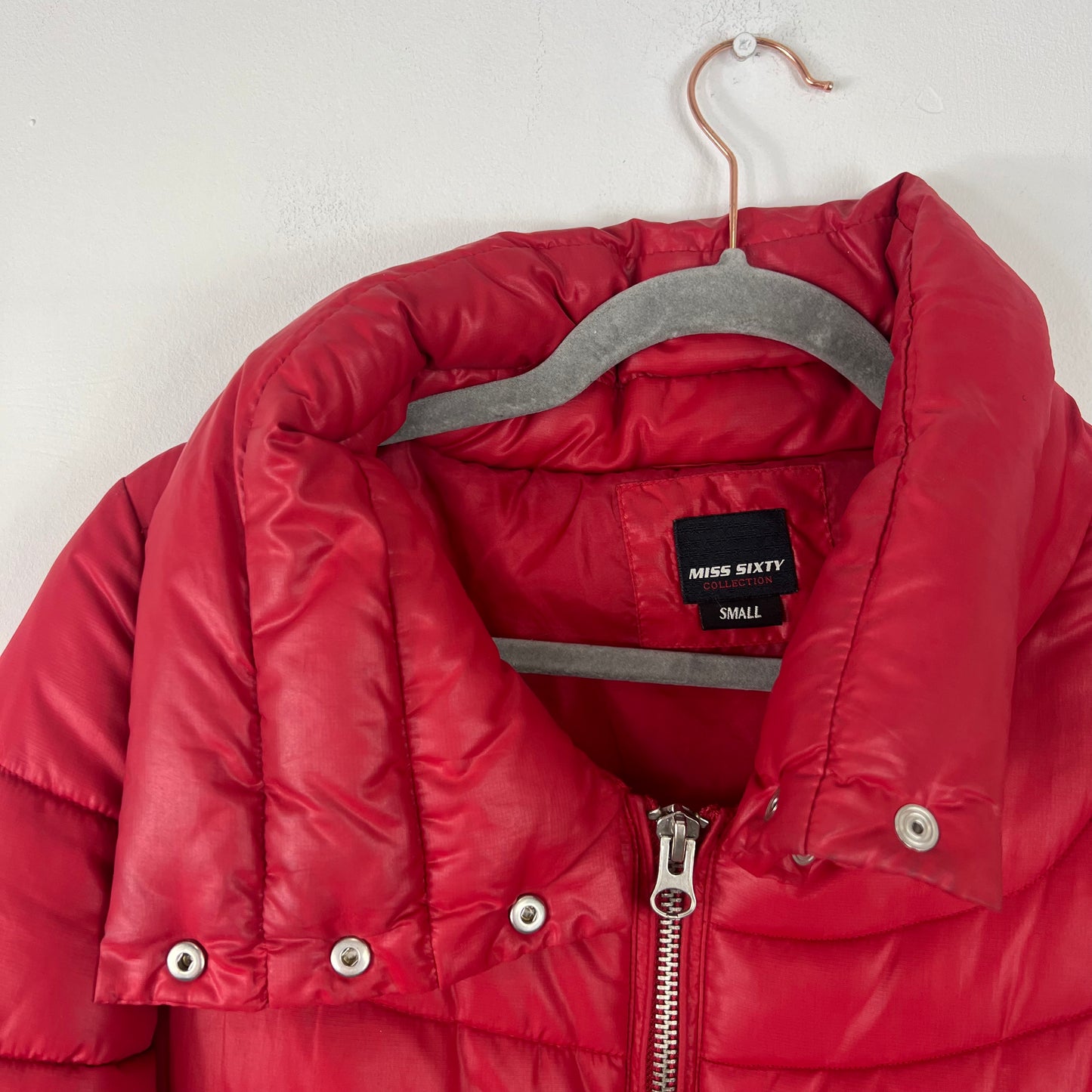 90s Miss Sixty red puffer