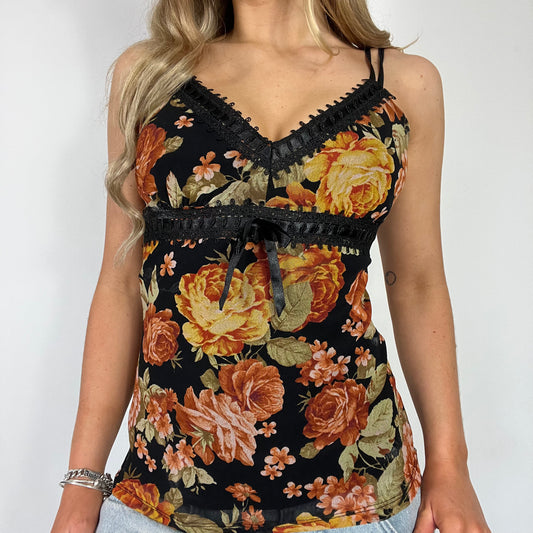 00s vintage floral cami top - Size S/M