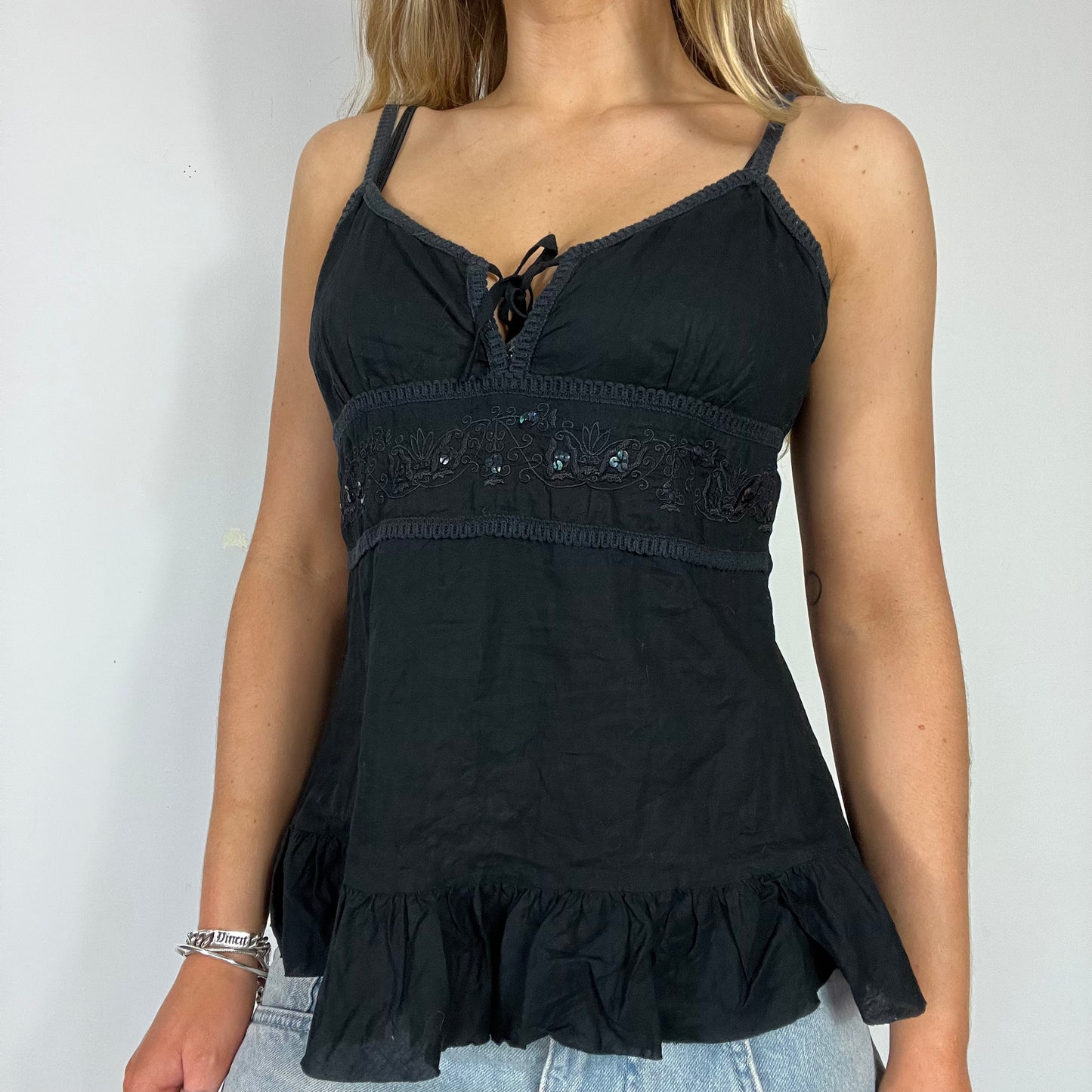 00s vintage united colours of Benetton cami - Size S