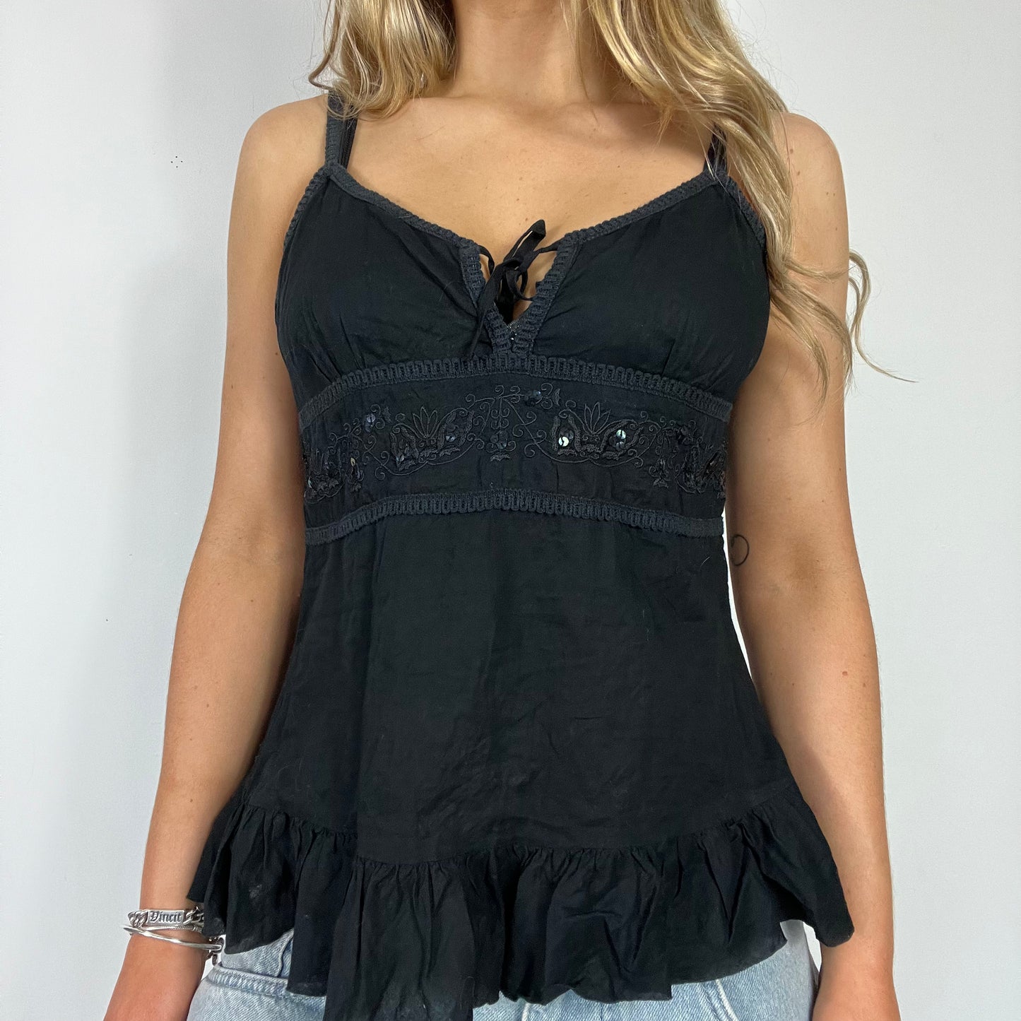 00s vintage united colours of Benetton cami - Size S