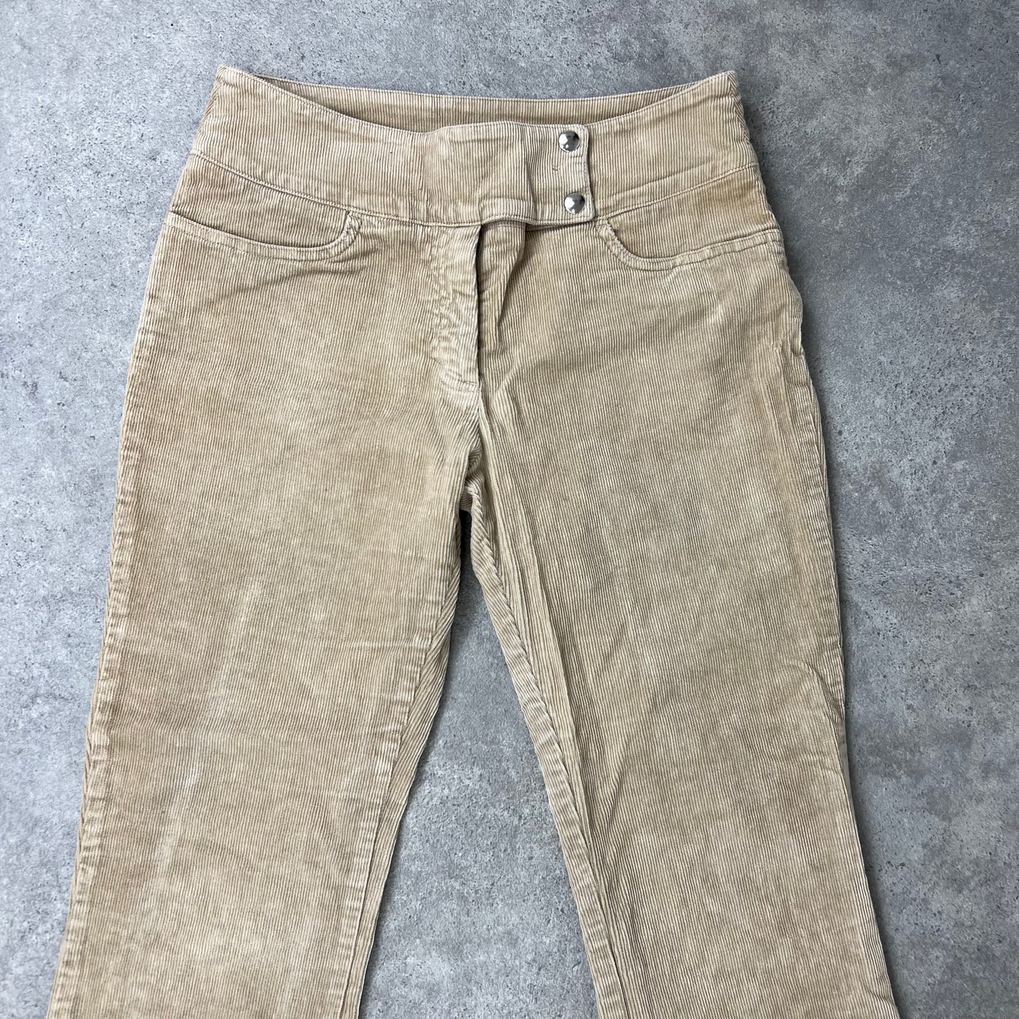 90s United Colours of Benetton Low Rise beige Trousers