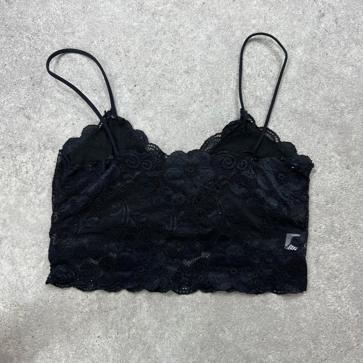 90s lace lingerie bralette top