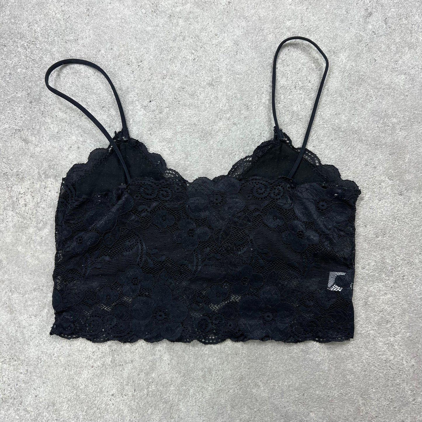 90s lace lingerie bralette top