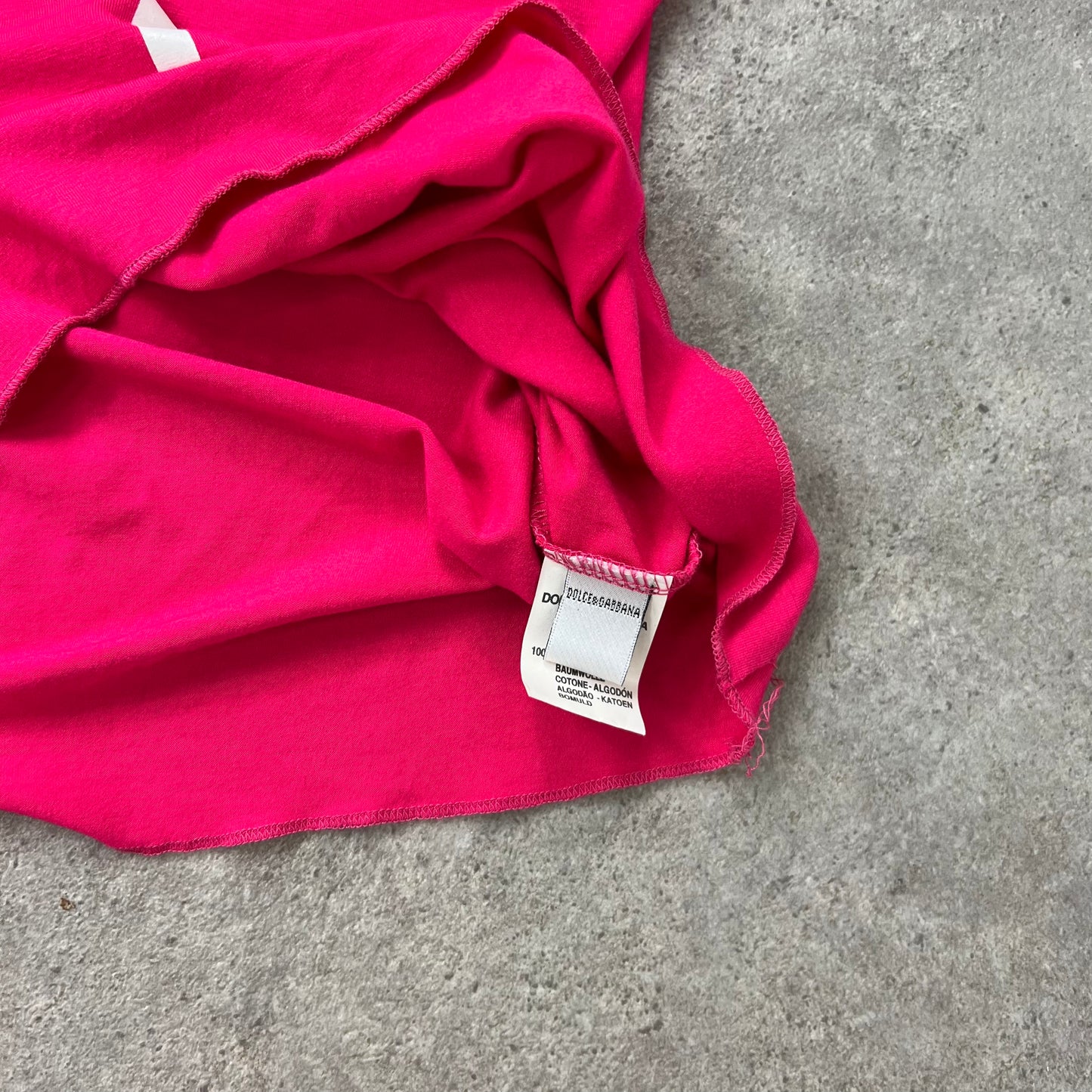 90s D&G Pink Off Shoulder Top