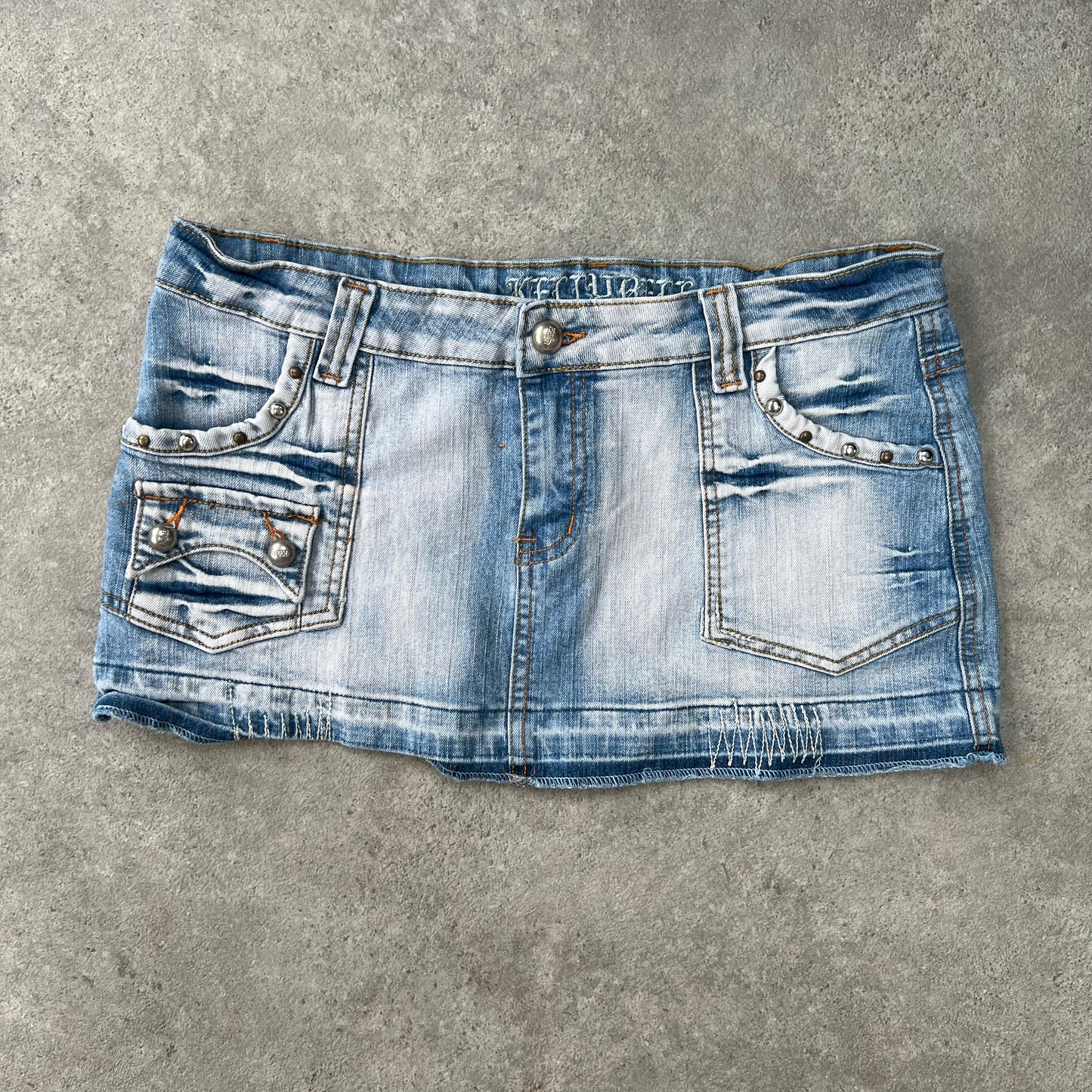 Y2K Mini Denim Skirt