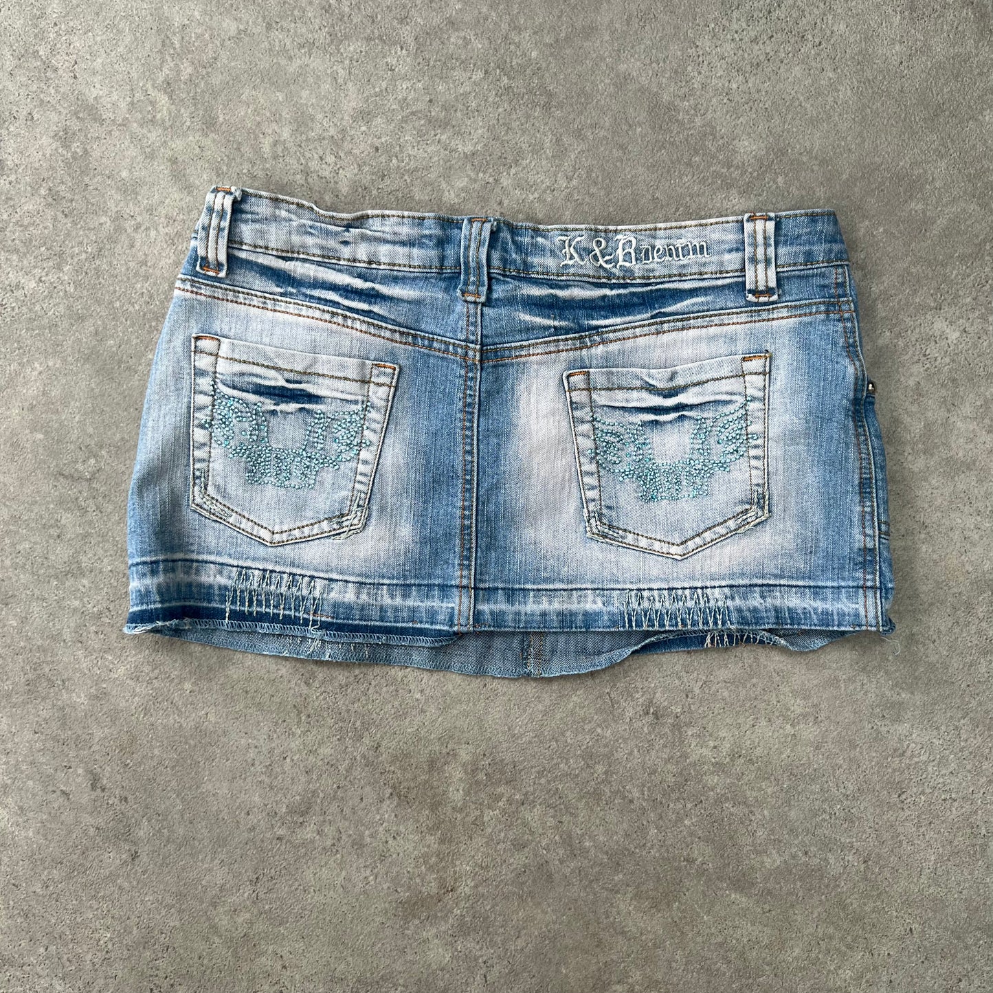 Y2K Mini Denim Skirt